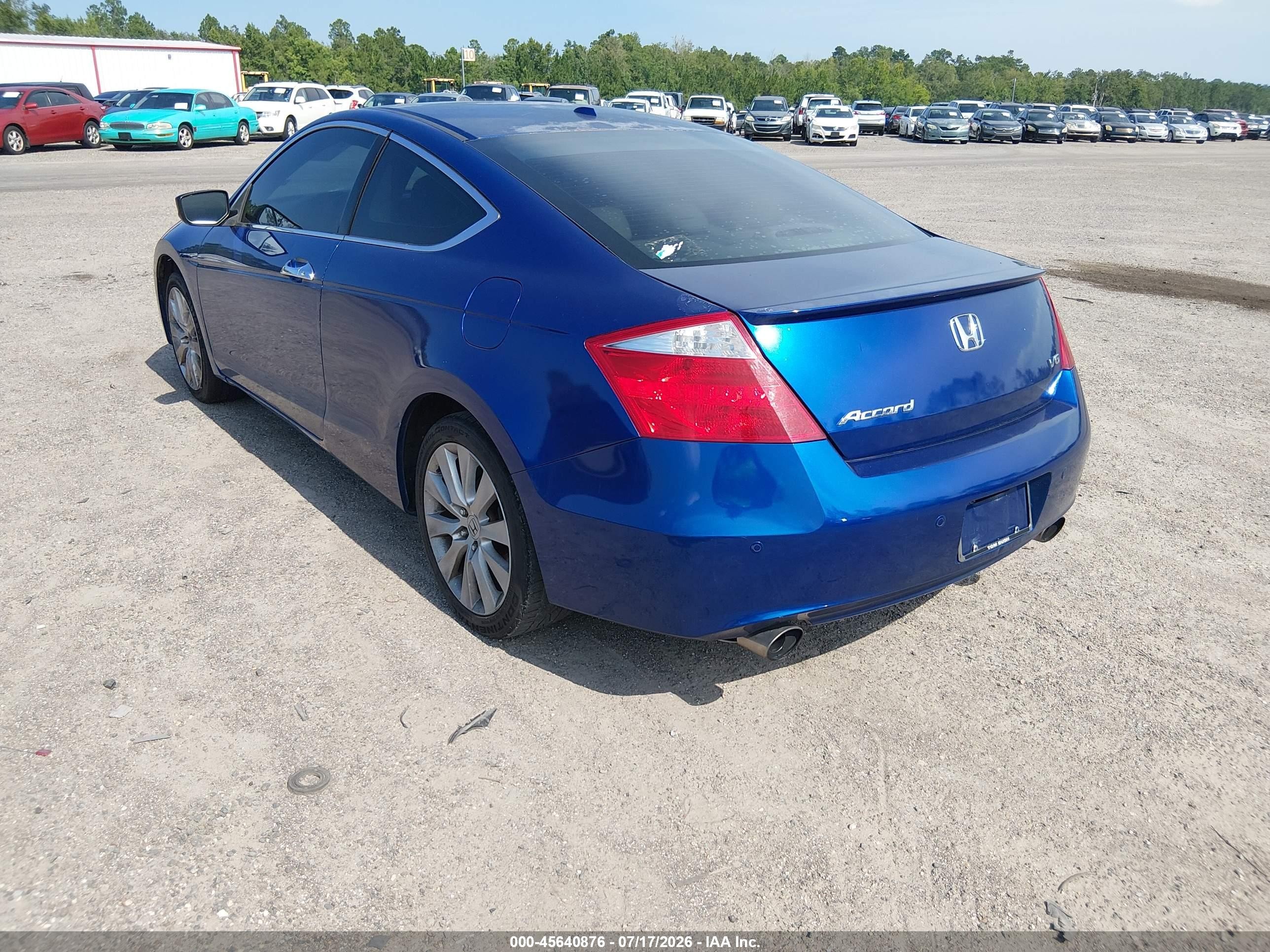2010 Honda Accord 3.5 Ex-l Blue vin: 1HGCS2B8XAA000543