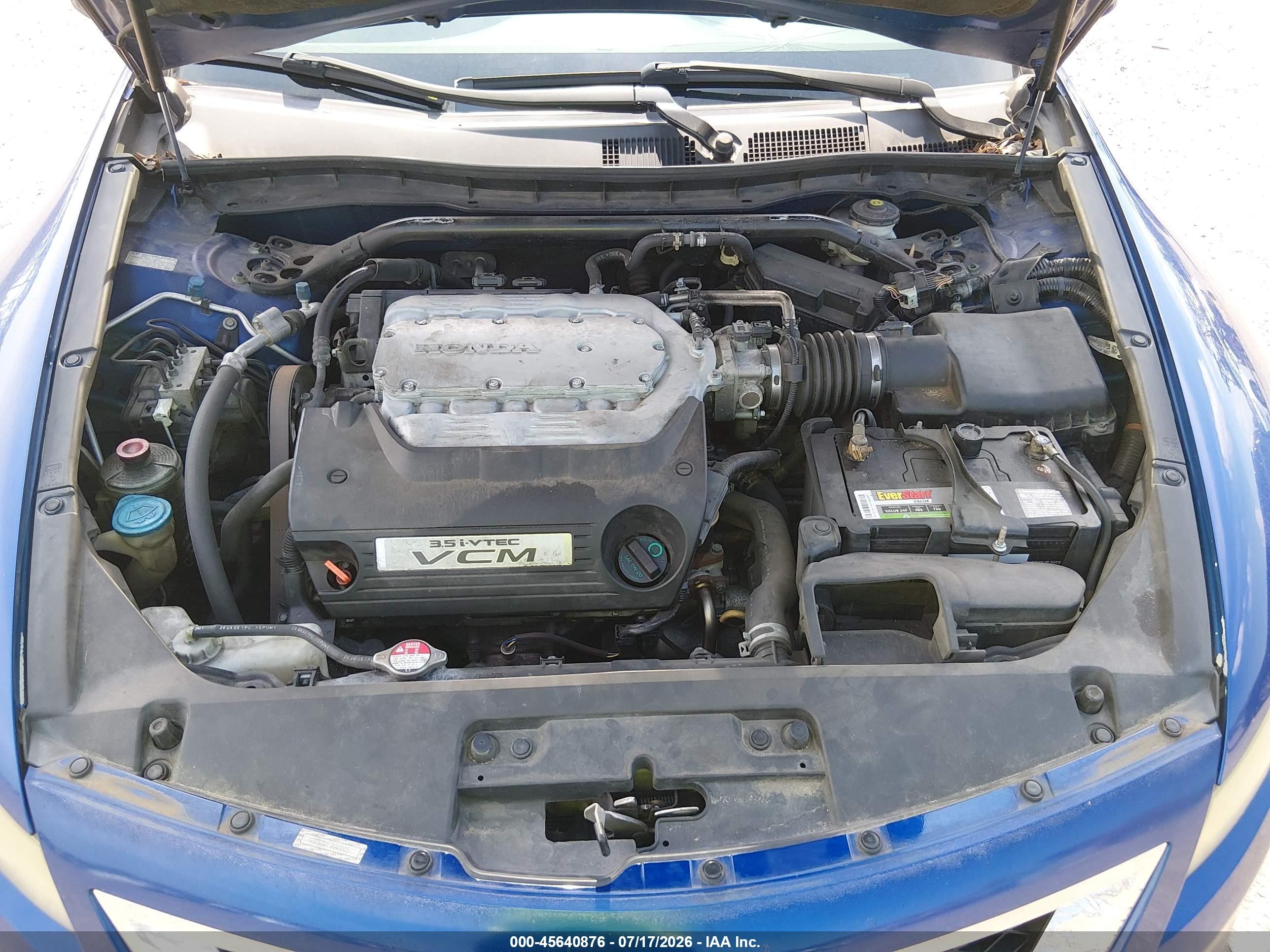 2010 Honda Accord 3.5 Ex-l Blue vin: 1HGCS2B8XAA000543