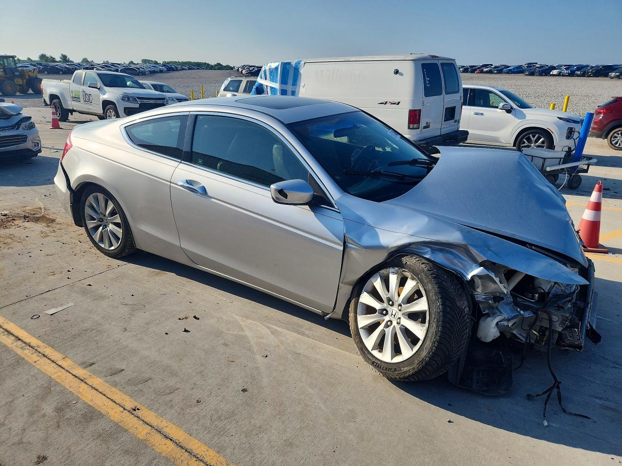 2010 Honda Accord Exl Silver vin: 1HGCS2B8XAA002437