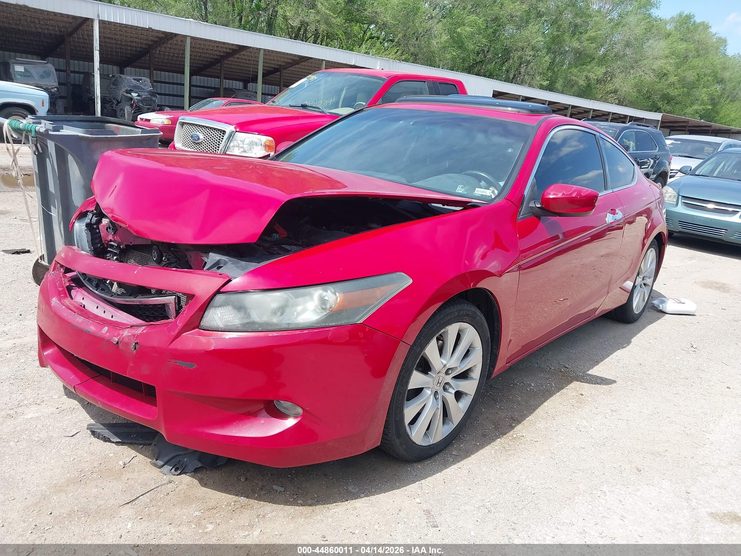 2010 Honda Accord 3.5 Ex-l Красный vin: 1HGCS2B8XAA006472