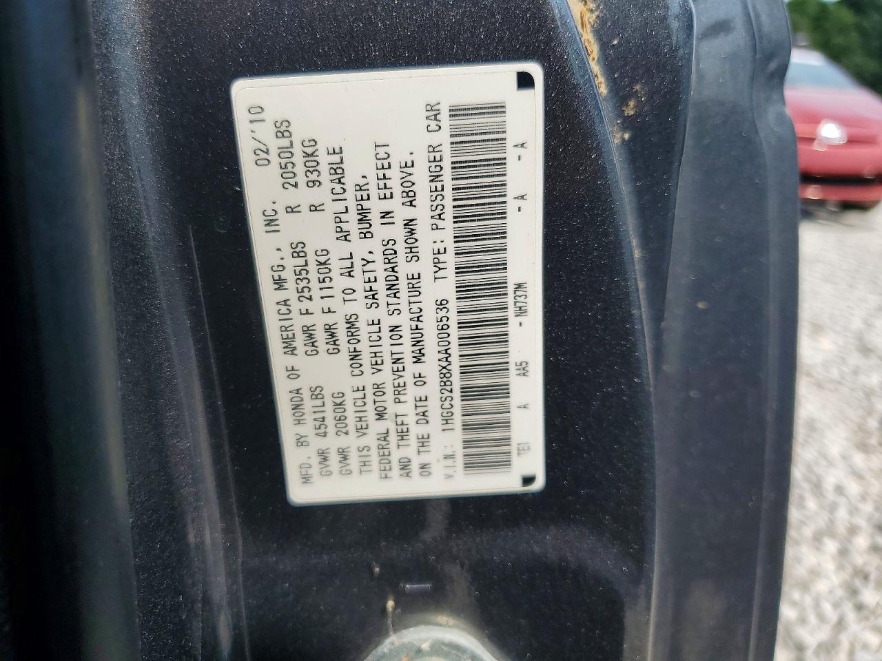 2010 Honda Accord Exl Gray vin: 1HGCS2B8XAA006536