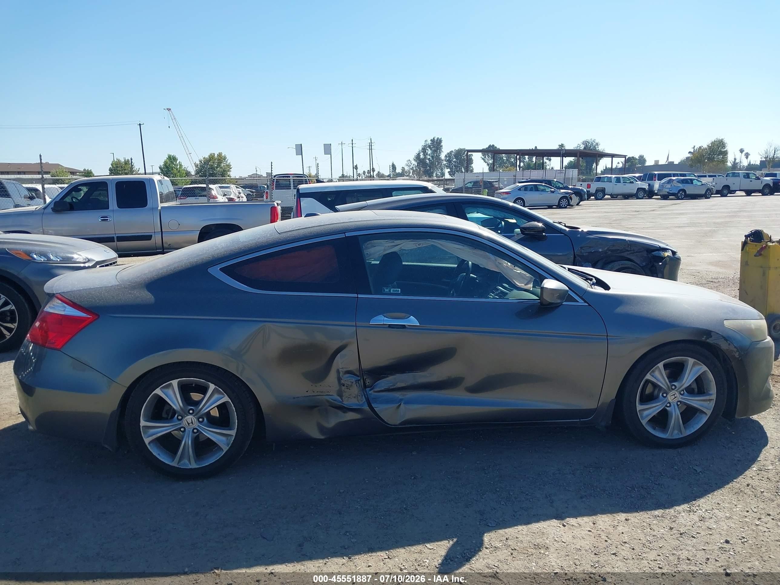 2010 Honda Accord 3.5 Ex-l Gray vin: 1HGCS2B8XAA007539
