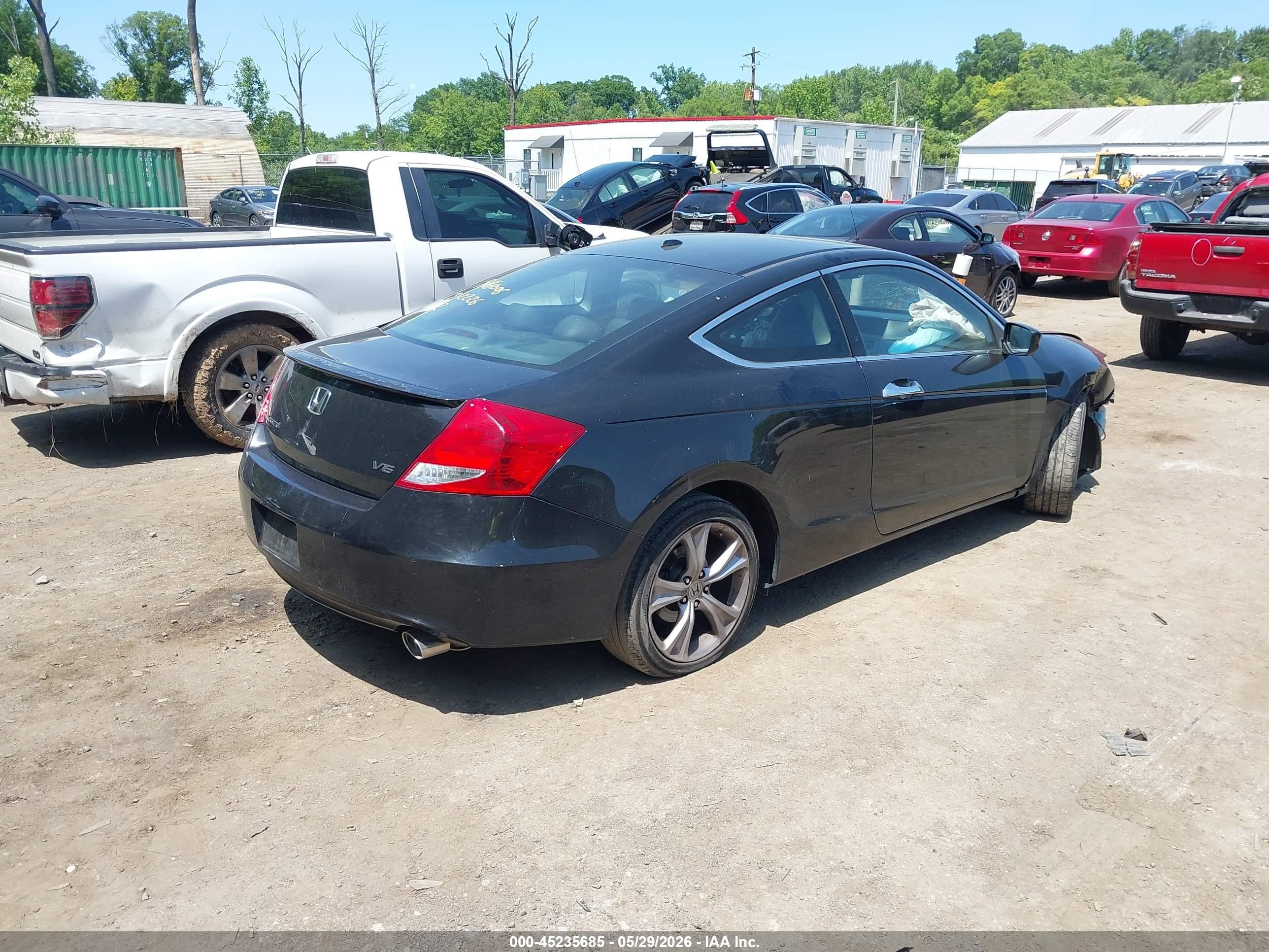 2012 Honda Accord 3.5 Ex-l Black vin: 1HGCS2B8XCA002473