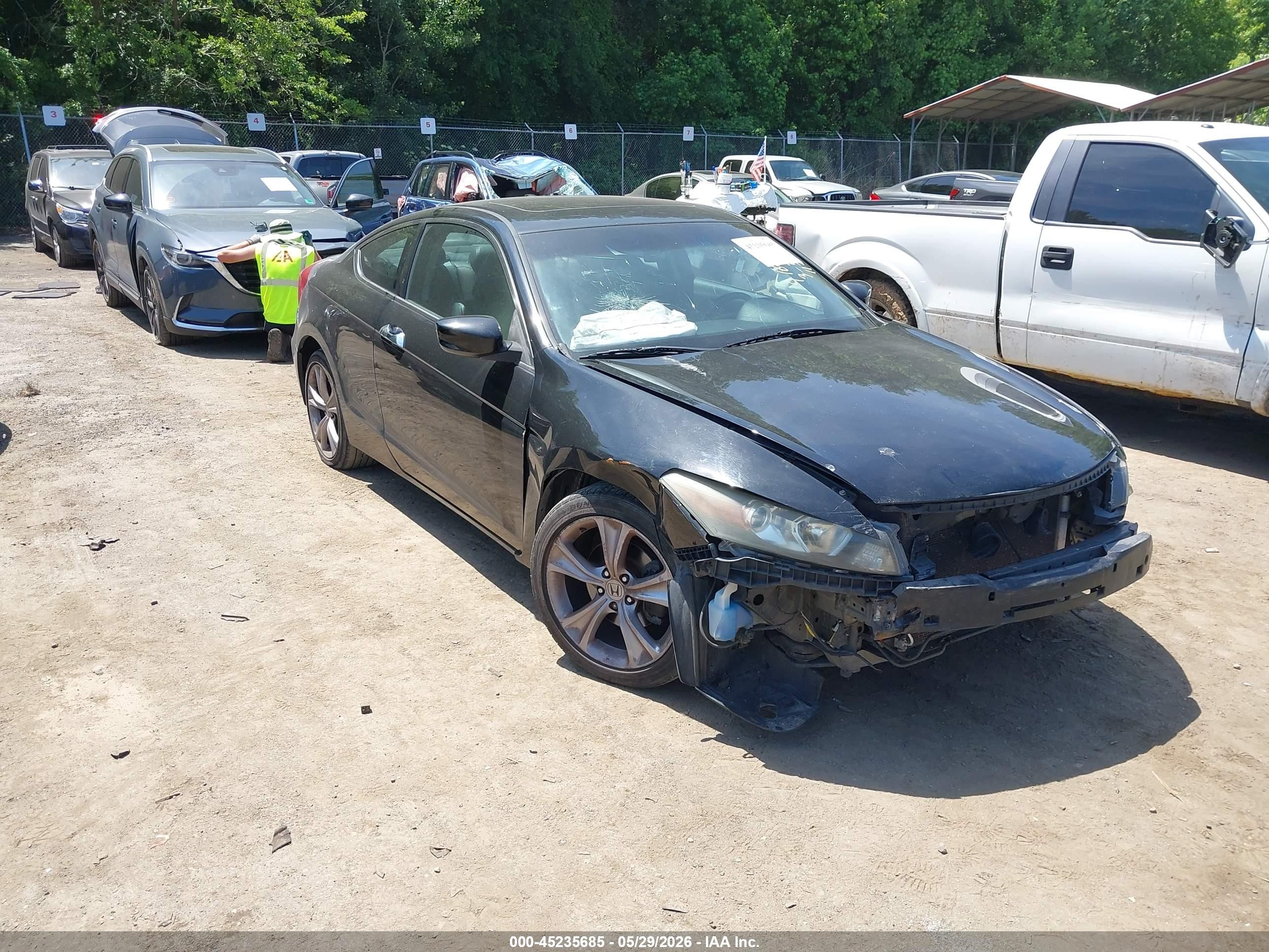 2012 Honda Accord 3.5 Ex-l Black vin: 1HGCS2B8XCA002473