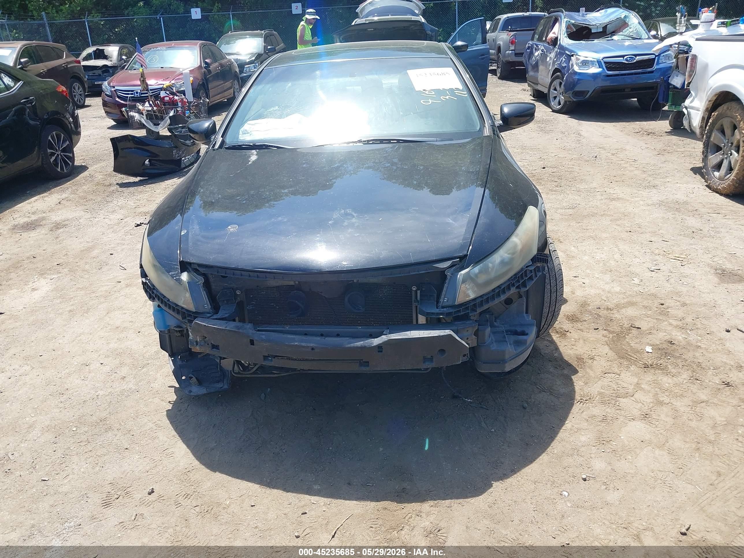 2012 Honda Accord 3.5 Ex-l Black vin: 1HGCS2B8XCA002473