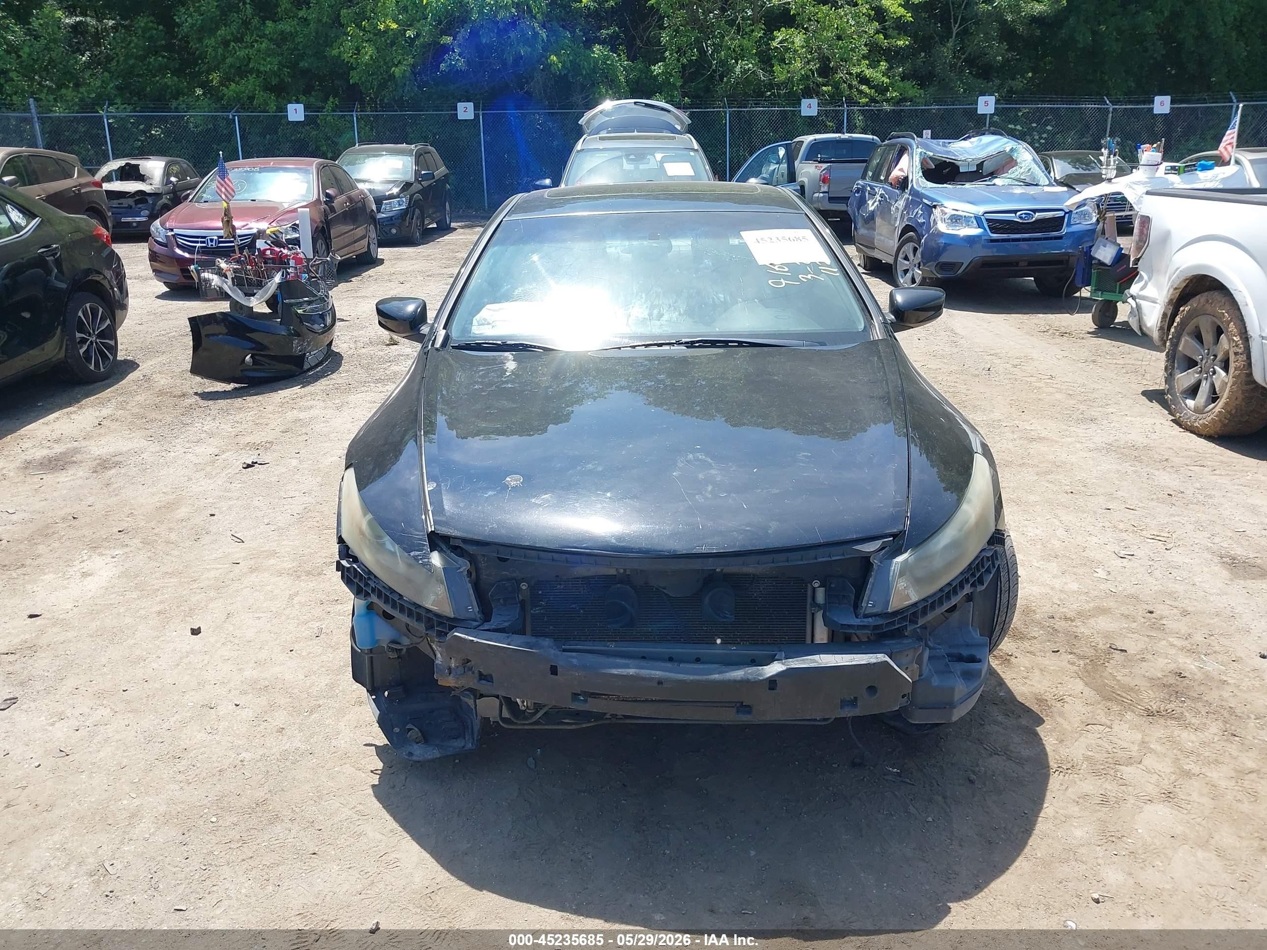 2012 Honda Accord 3.5 Ex-l Black vin: 1HGCS2B8XCA002473