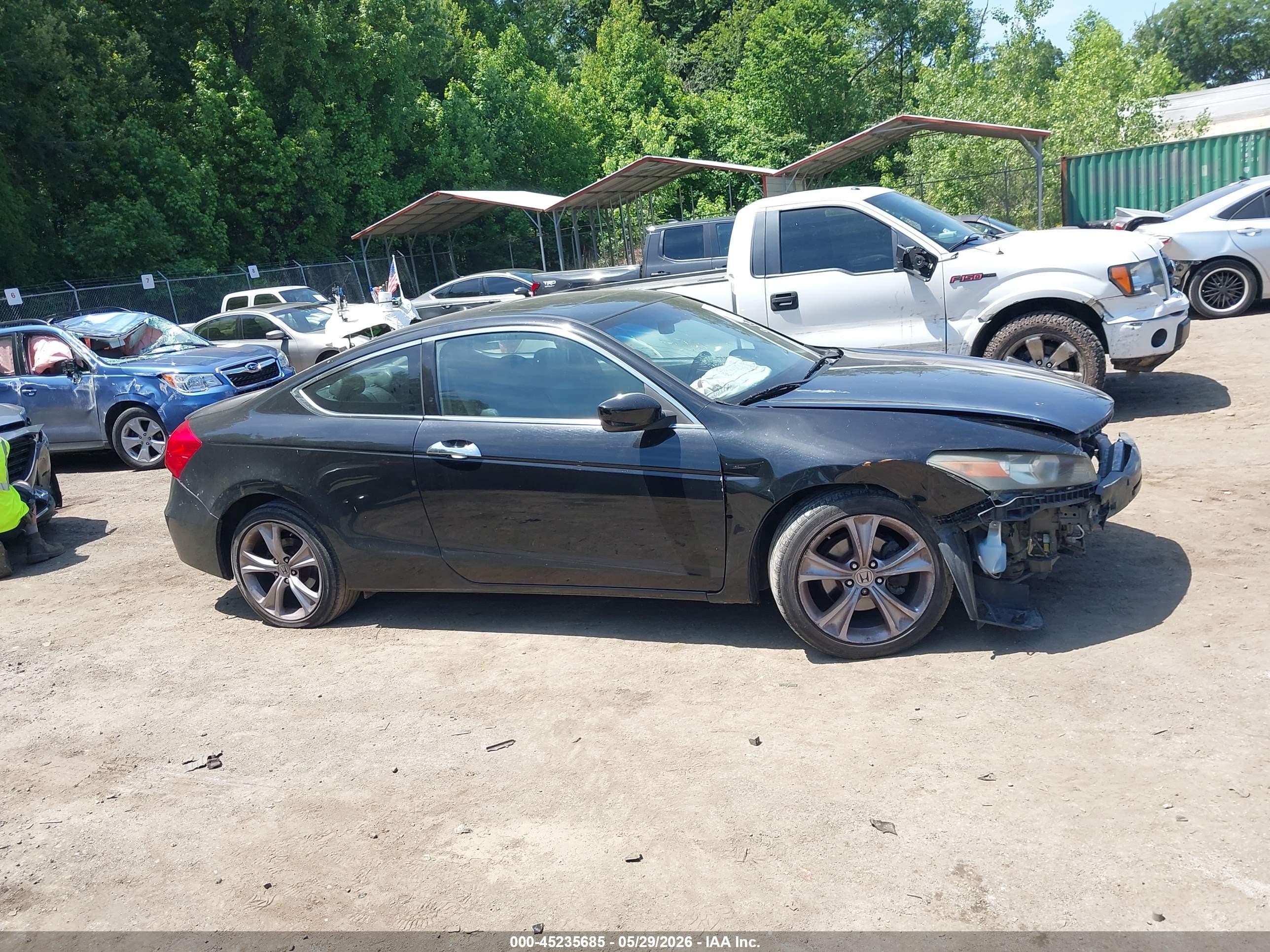 2012 Honda Accord 3.5 Ex-l Black vin: 1HGCS2B8XCA002473