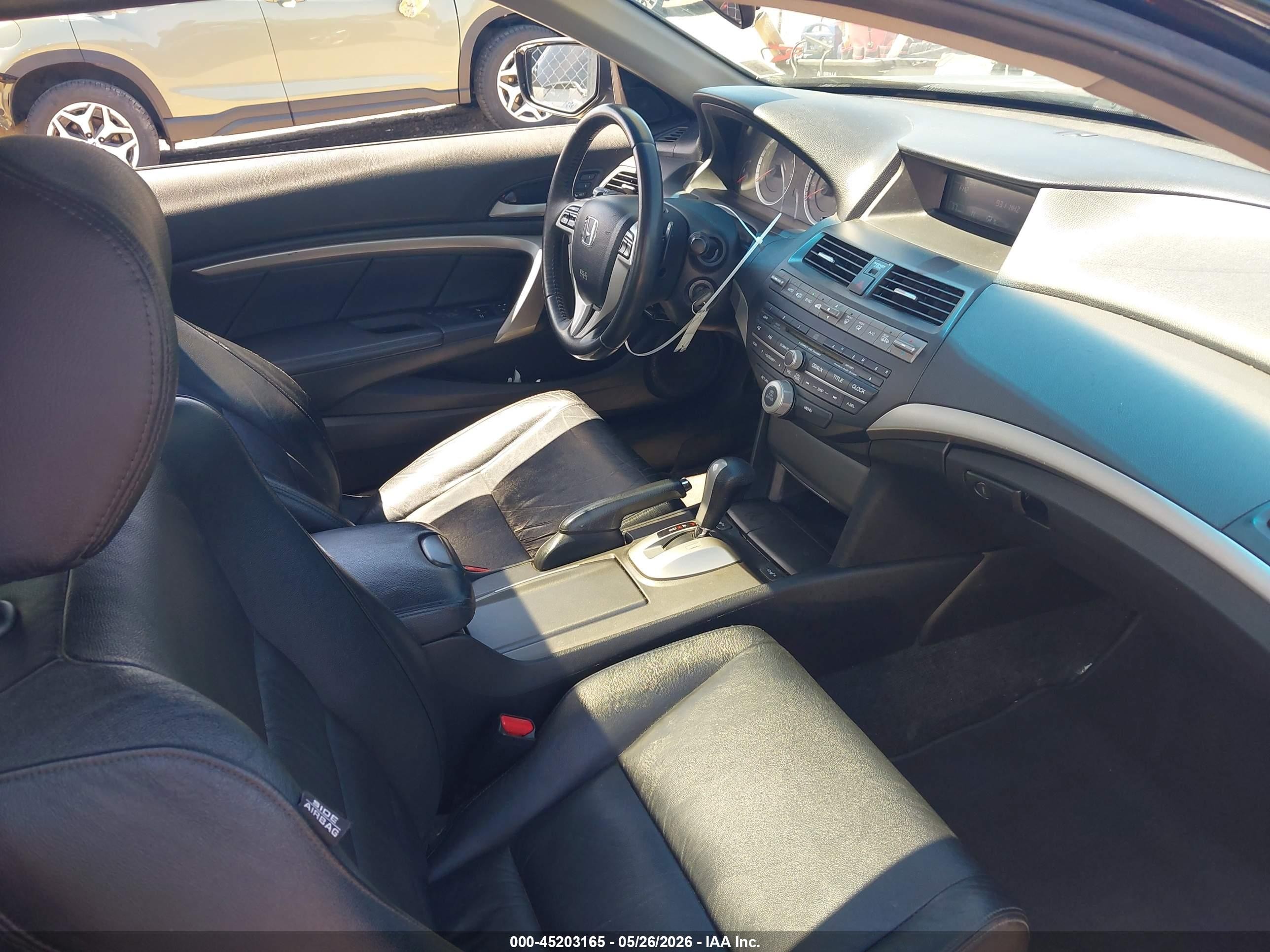2012 Honda Accord 3.5 Ex-l Black vin: 1HGCS2B8XCA006524