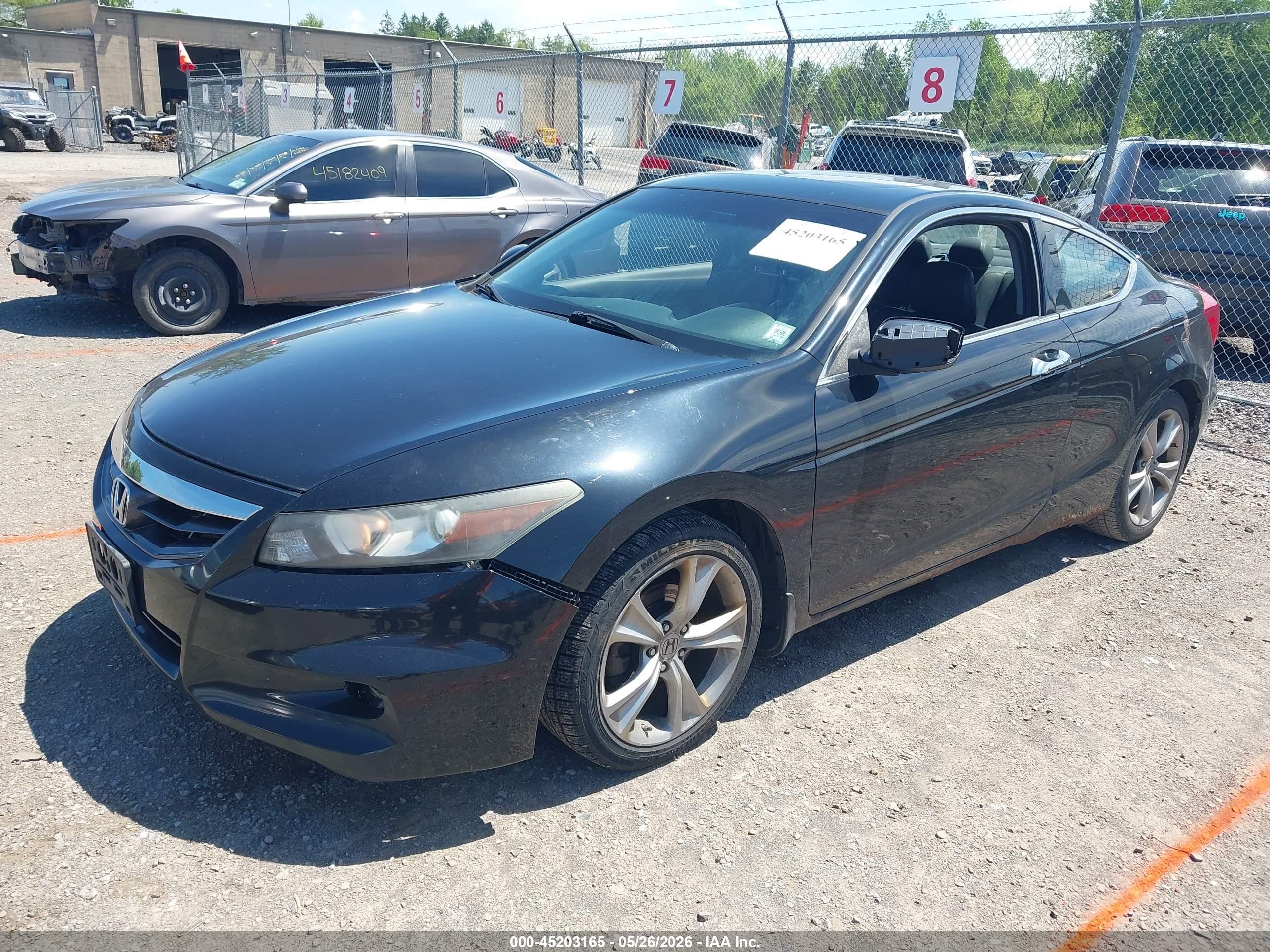 2012 Honda Accord 3.5 Ex-l Black vin: 1HGCS2B8XCA006524