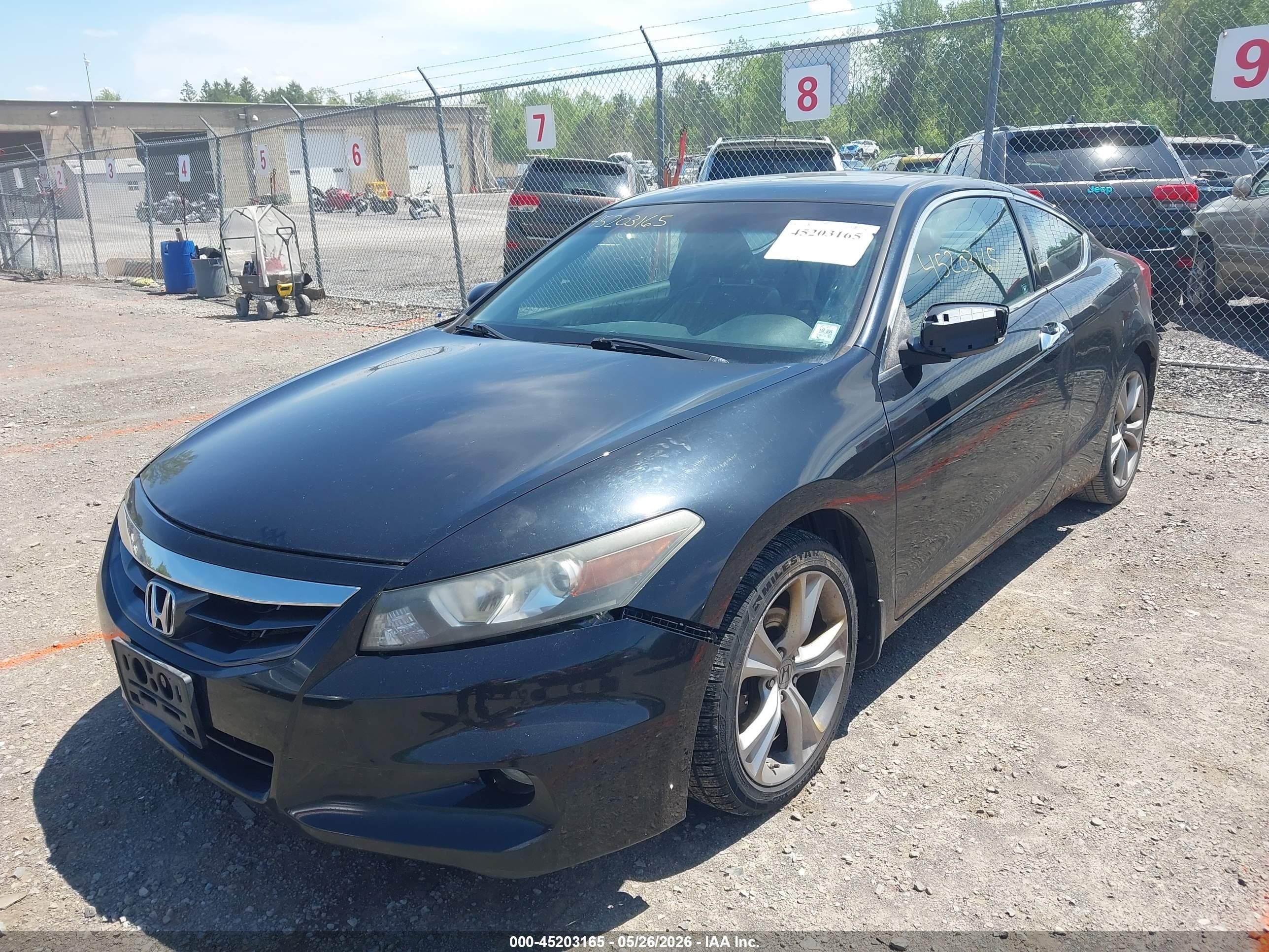 2012 Honda Accord 3.5 Ex-l Black vin: 1HGCS2B8XCA006524
