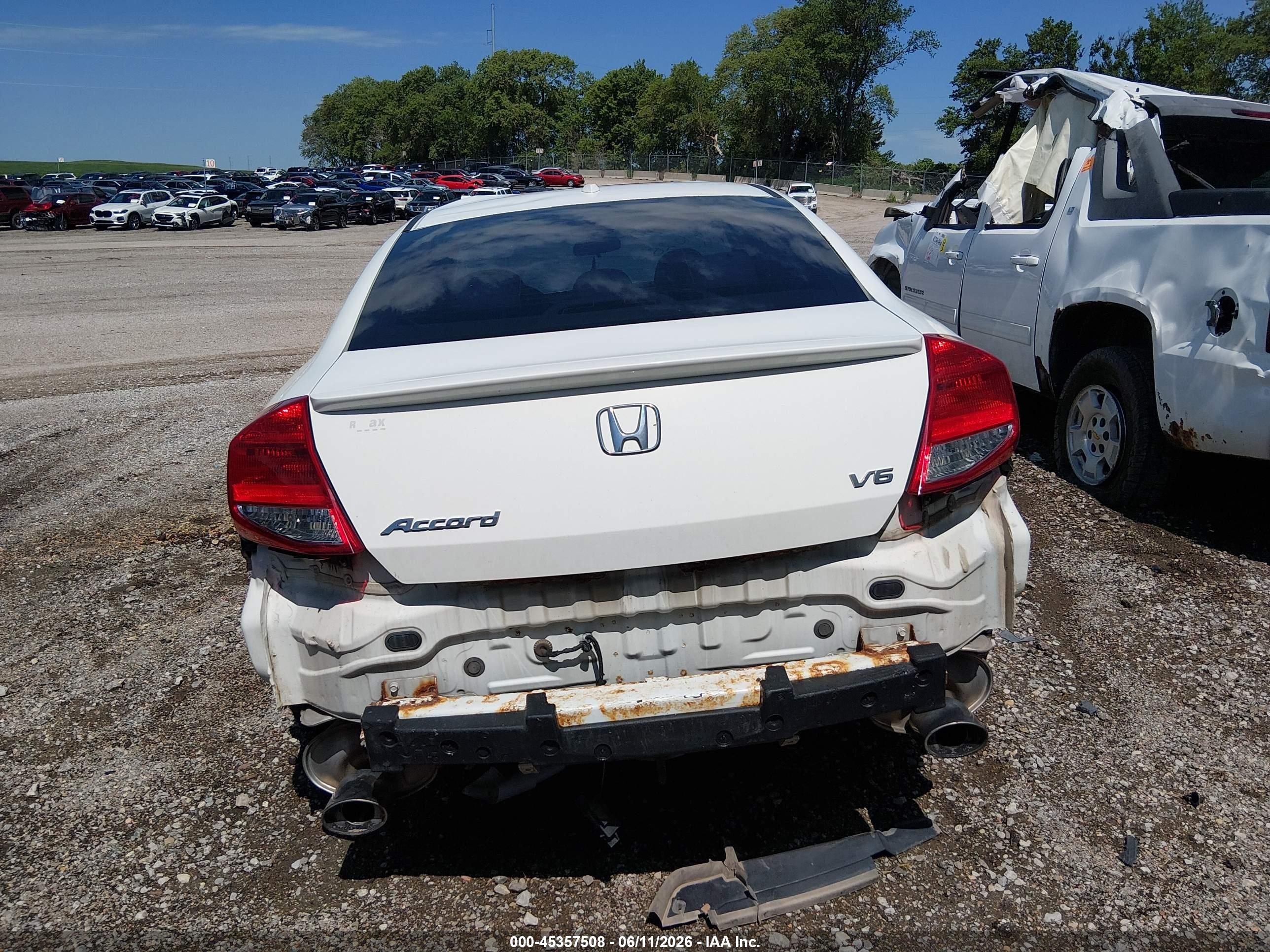 2012 Honda Accord 3.5 Ex-l White vin: 1HGCS2B8XCA009147