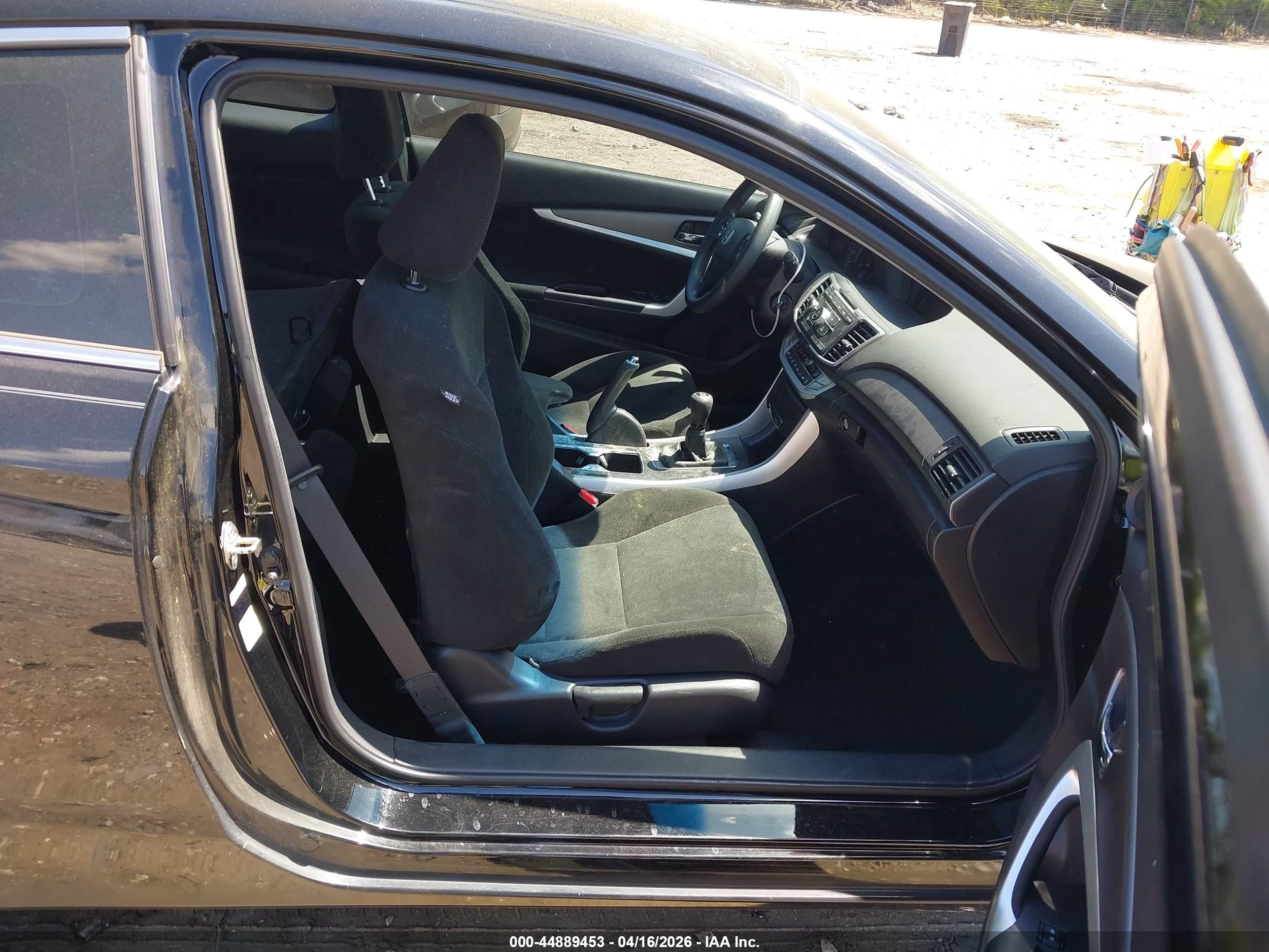2013 Honda Accord Lx-s Black vin: 1HGCT1A30DA004036