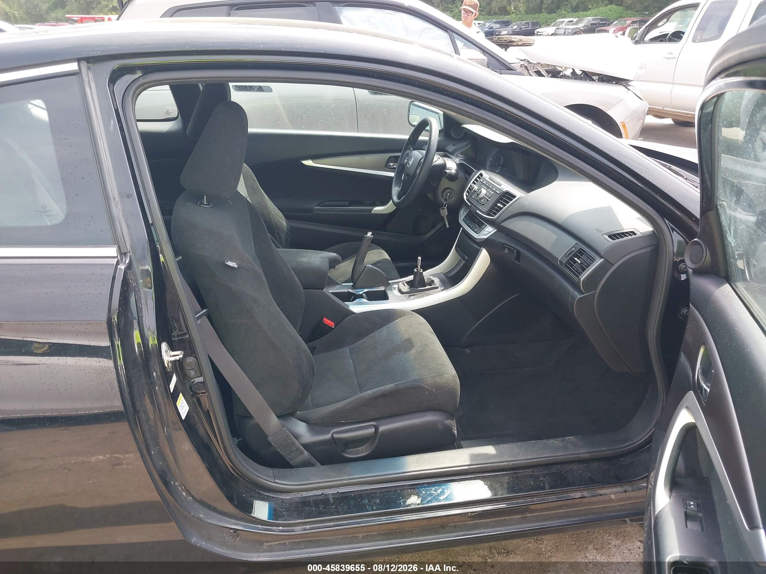 2013 Honda Accord Lx-s Black vin: 1HGCT1A37DA004017