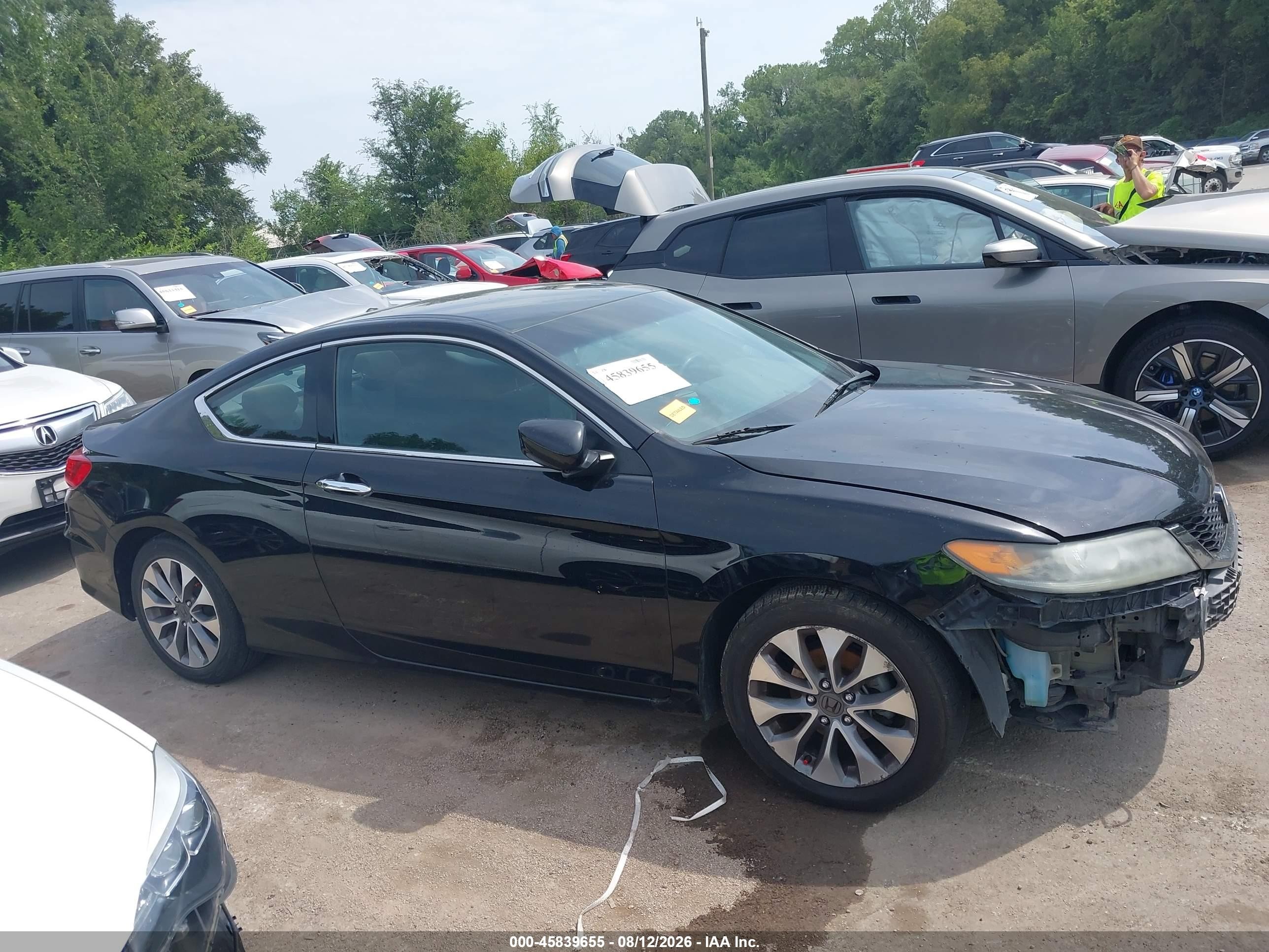 2013 Honda Accord Lx-s Black vin: 1HGCT1A37DA004017