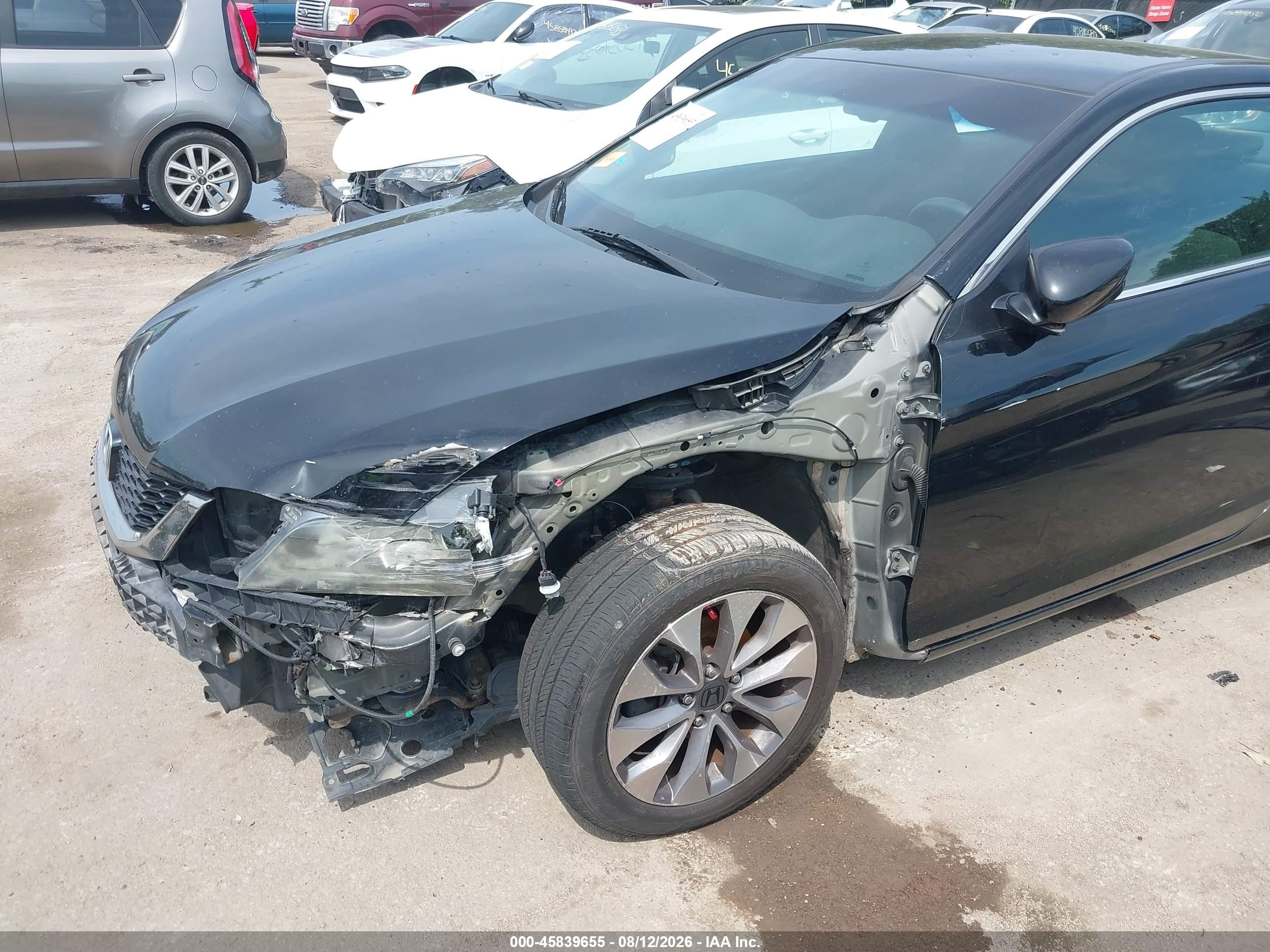 2013 Honda Accord Lx-s Black vin: 1HGCT1A37DA004017