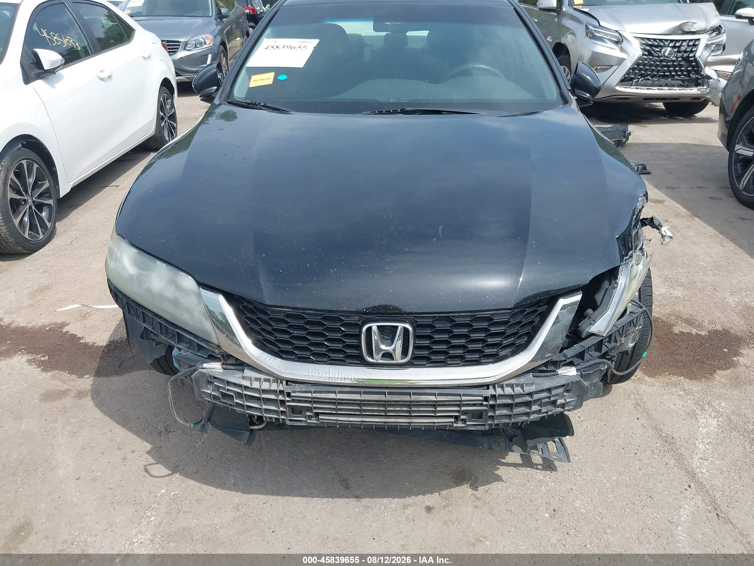 2013 Honda Accord Lx-s Black vin: 1HGCT1A37DA004017