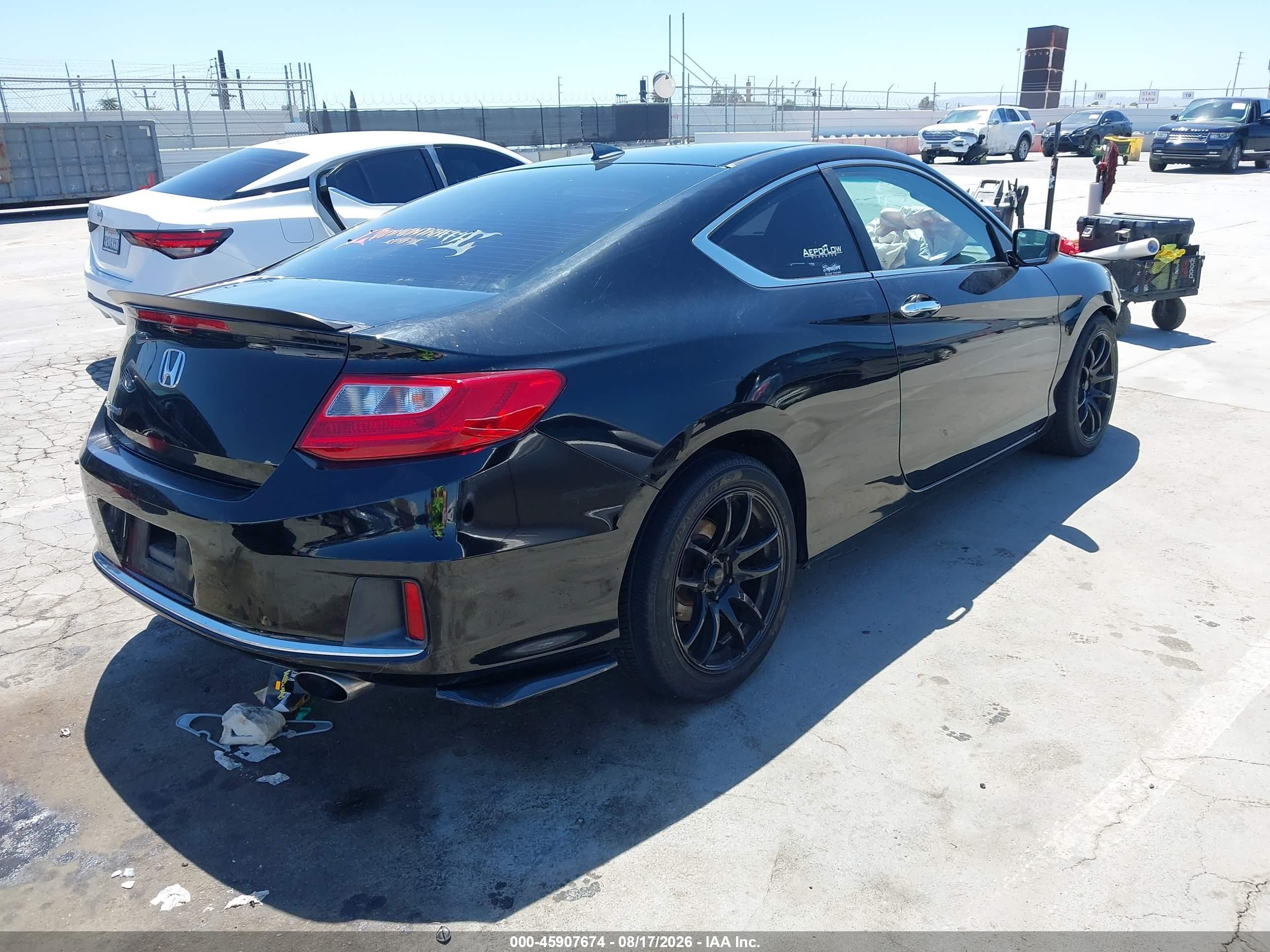 2014 Honda Accord Lx-s Черный vin: 1HGCT1A39EA015876