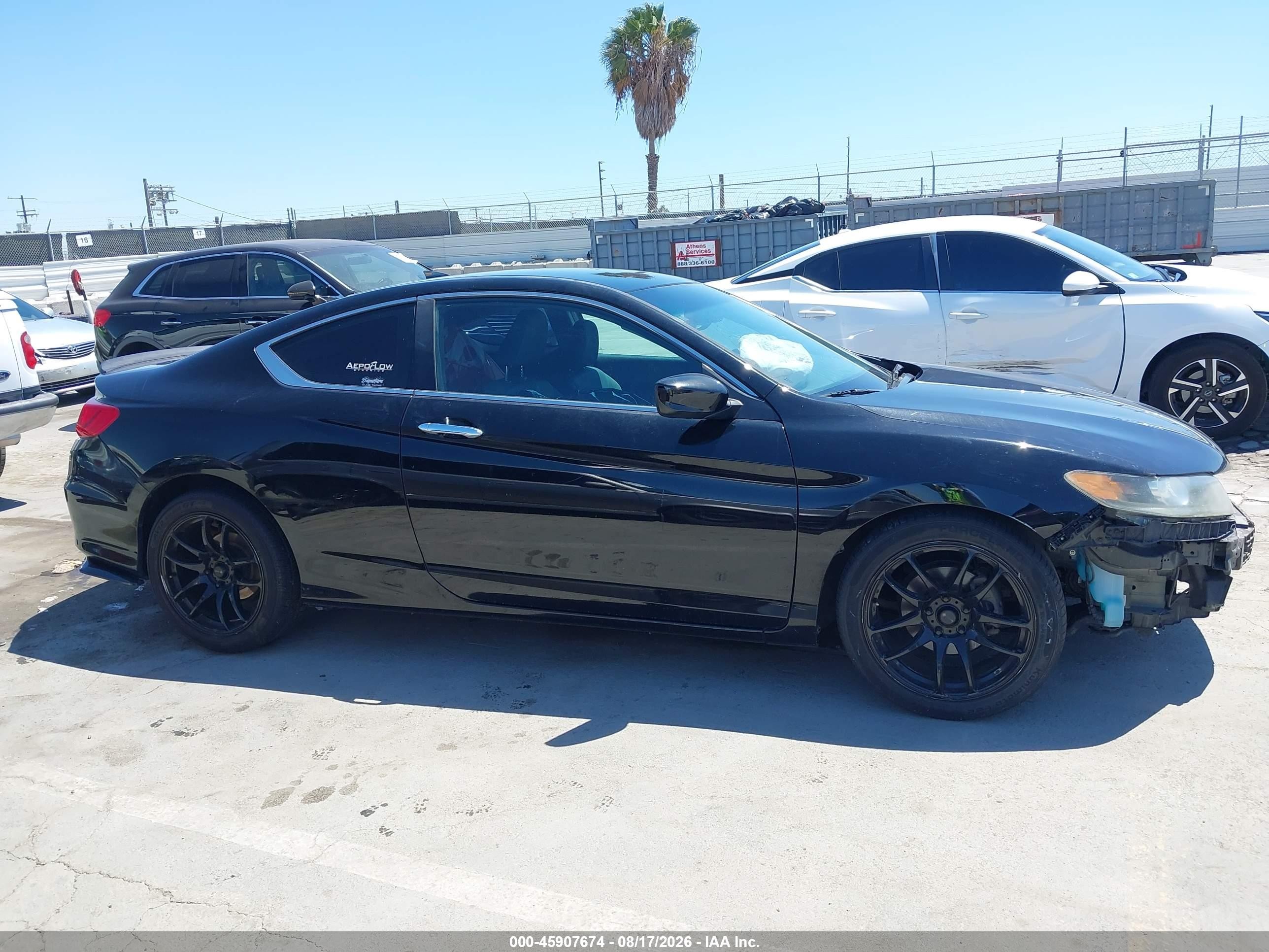 2014 Honda Accord Lx-s Черный vin: 1HGCT1A39EA015876