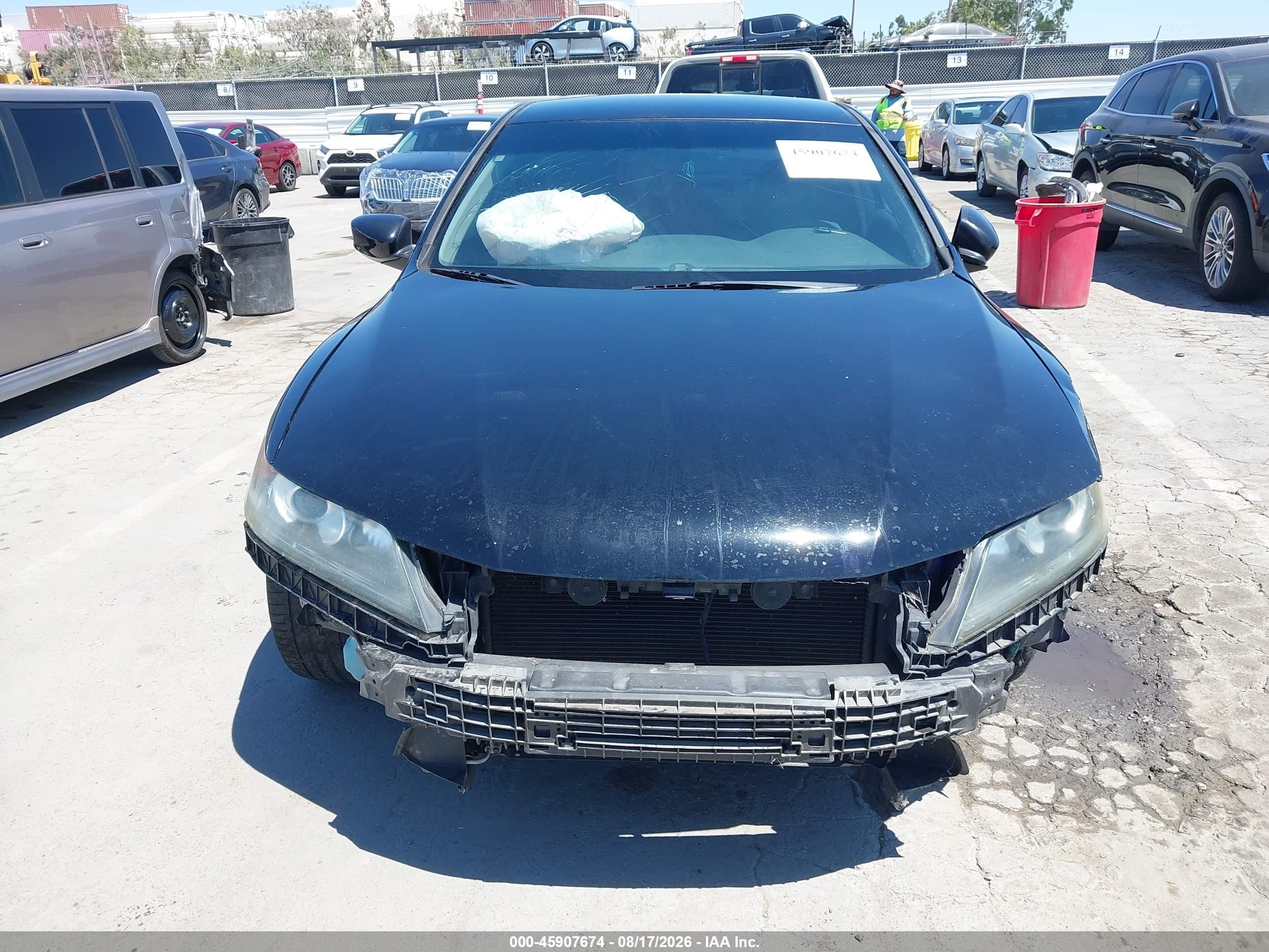 2014 Honda Accord Lx-s Черный vin: 1HGCT1A39EA015876