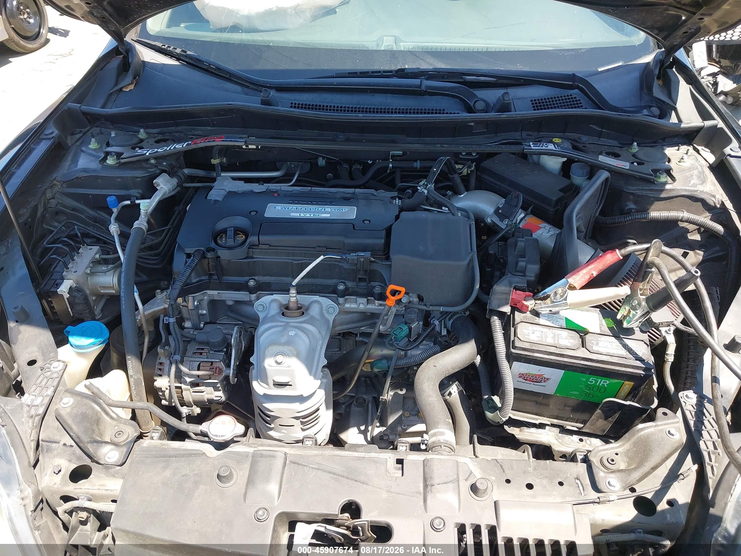 2014 Honda Accord Lx-s Черный vin: 1HGCT1A39EA015876