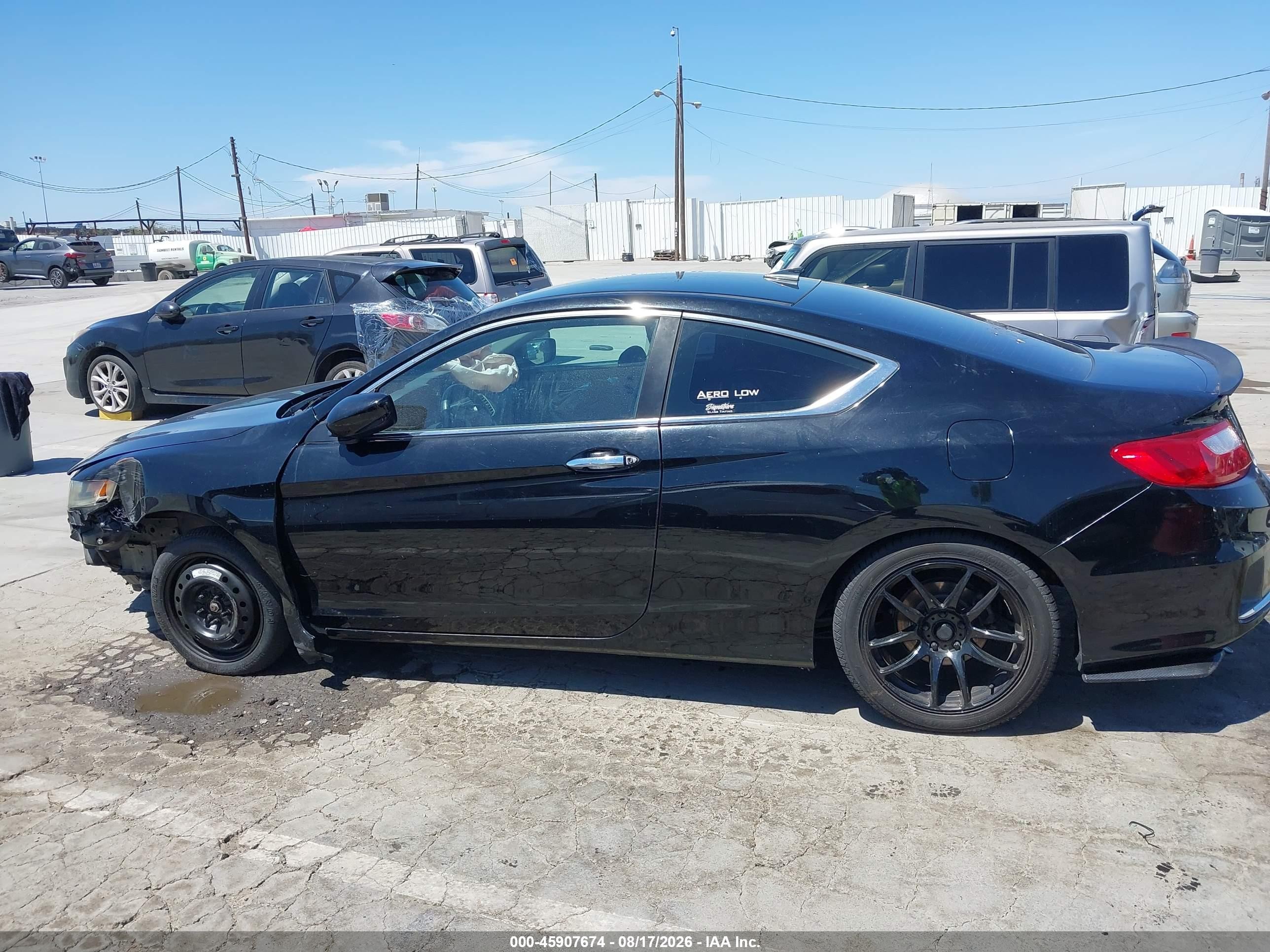 2014 Honda Accord Lx-s Черный vin: 1HGCT1A39EA015876
