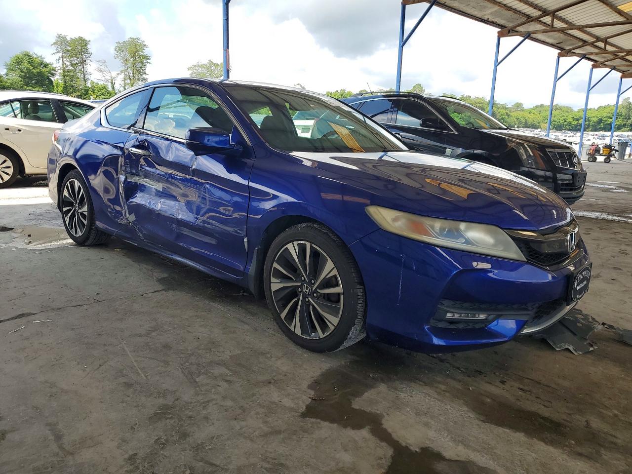 2016 Honda Accord Ex Blue vin: 1HGCT1A71GA000018