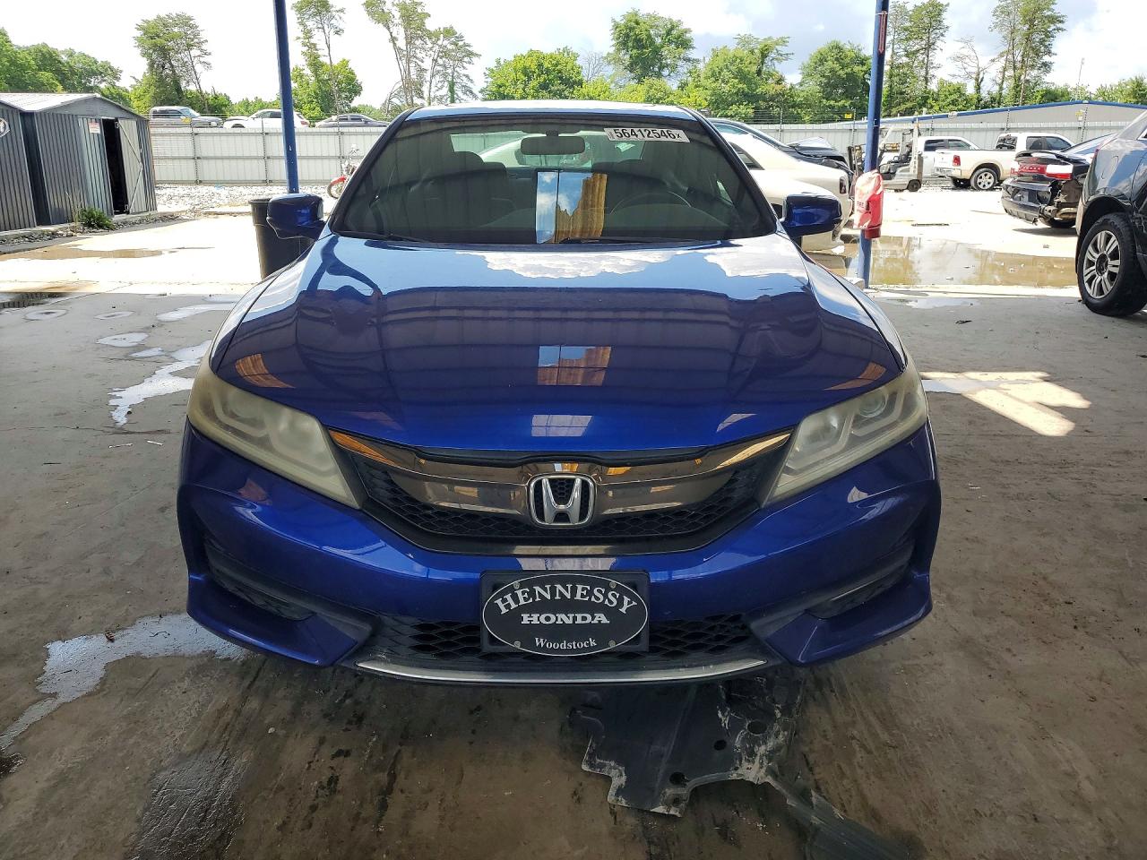 2016 Honda Accord Ex Blue vin: 1HGCT1A71GA000018
