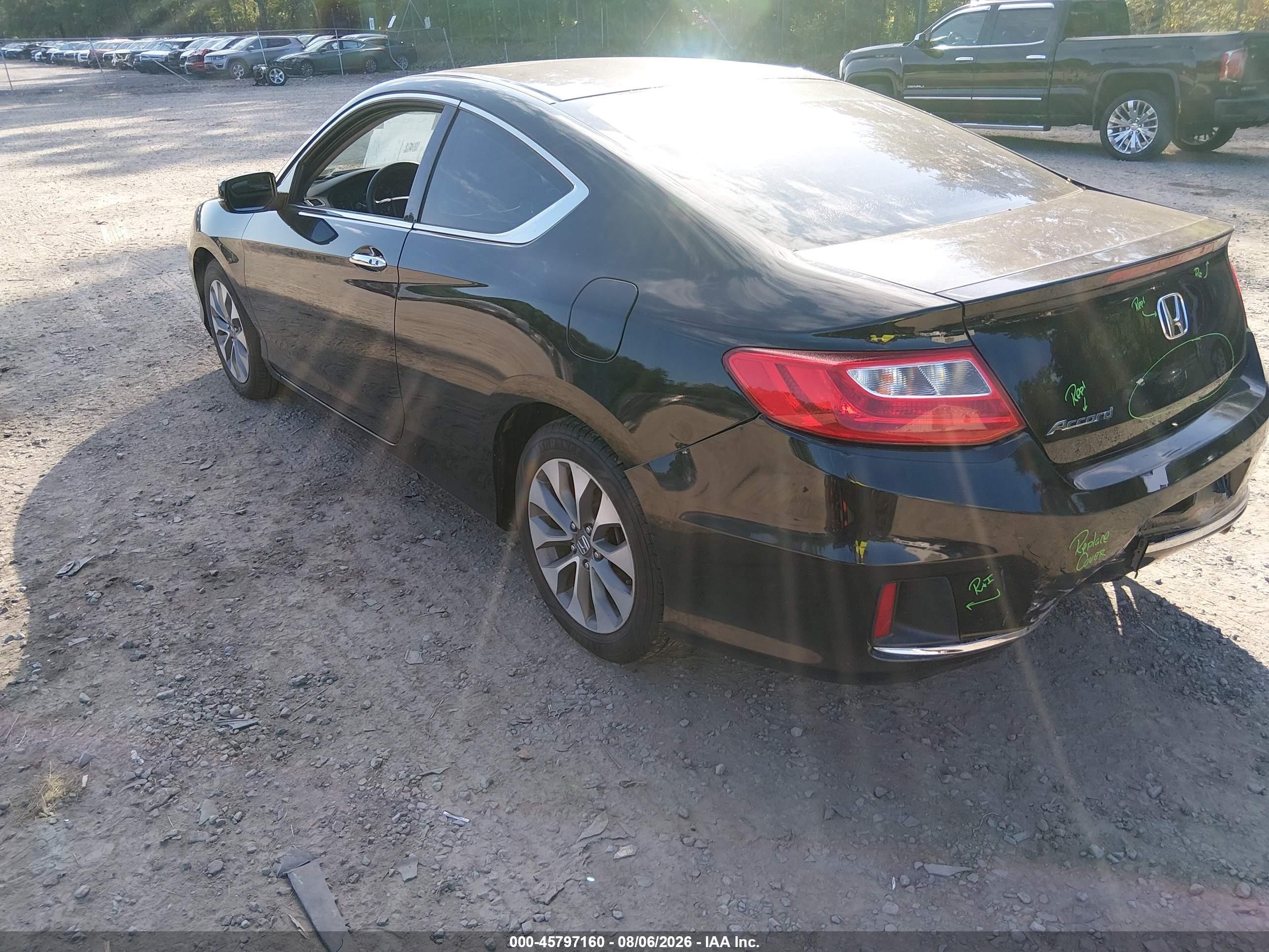 2014 Honda Accord Ex Черный vin: 1HGCT1A7XEA015176