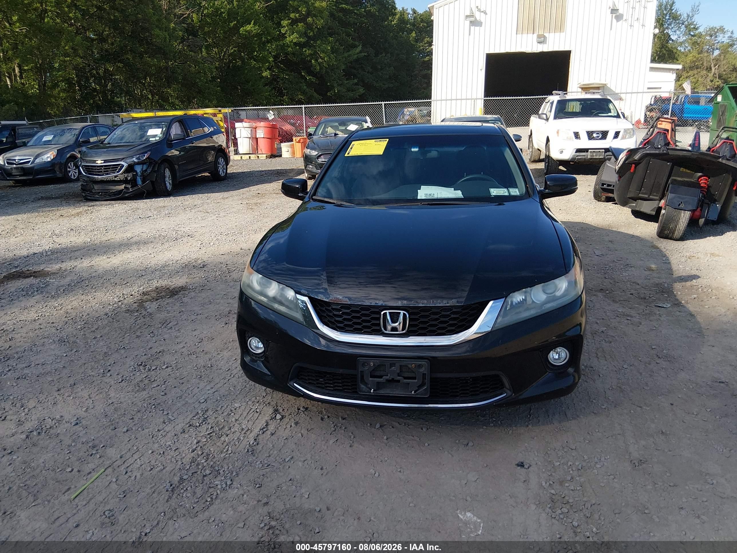 2014 Honda Accord Ex Черный vin: 1HGCT1A7XEA015176