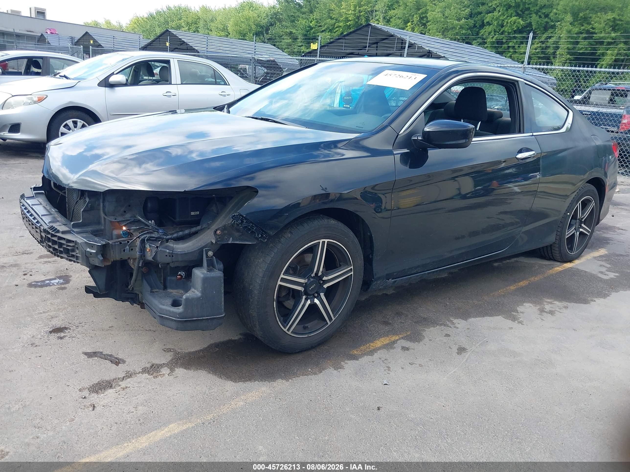 2013 Honda Accord Lx-s Black vin: 1HGCT1B30DA002172