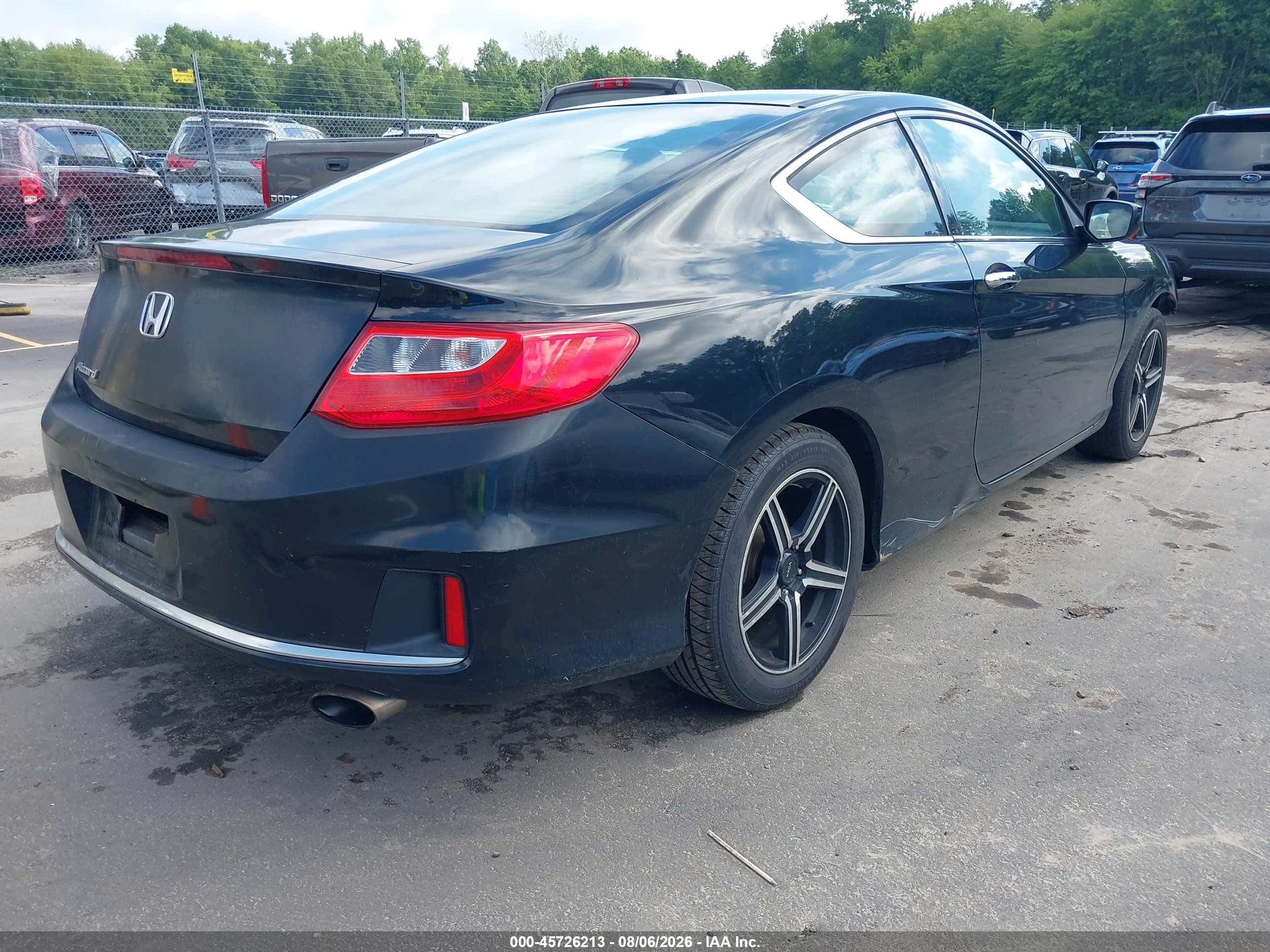 2013 Honda Accord Lx-s Black vin: 1HGCT1B30DA002172