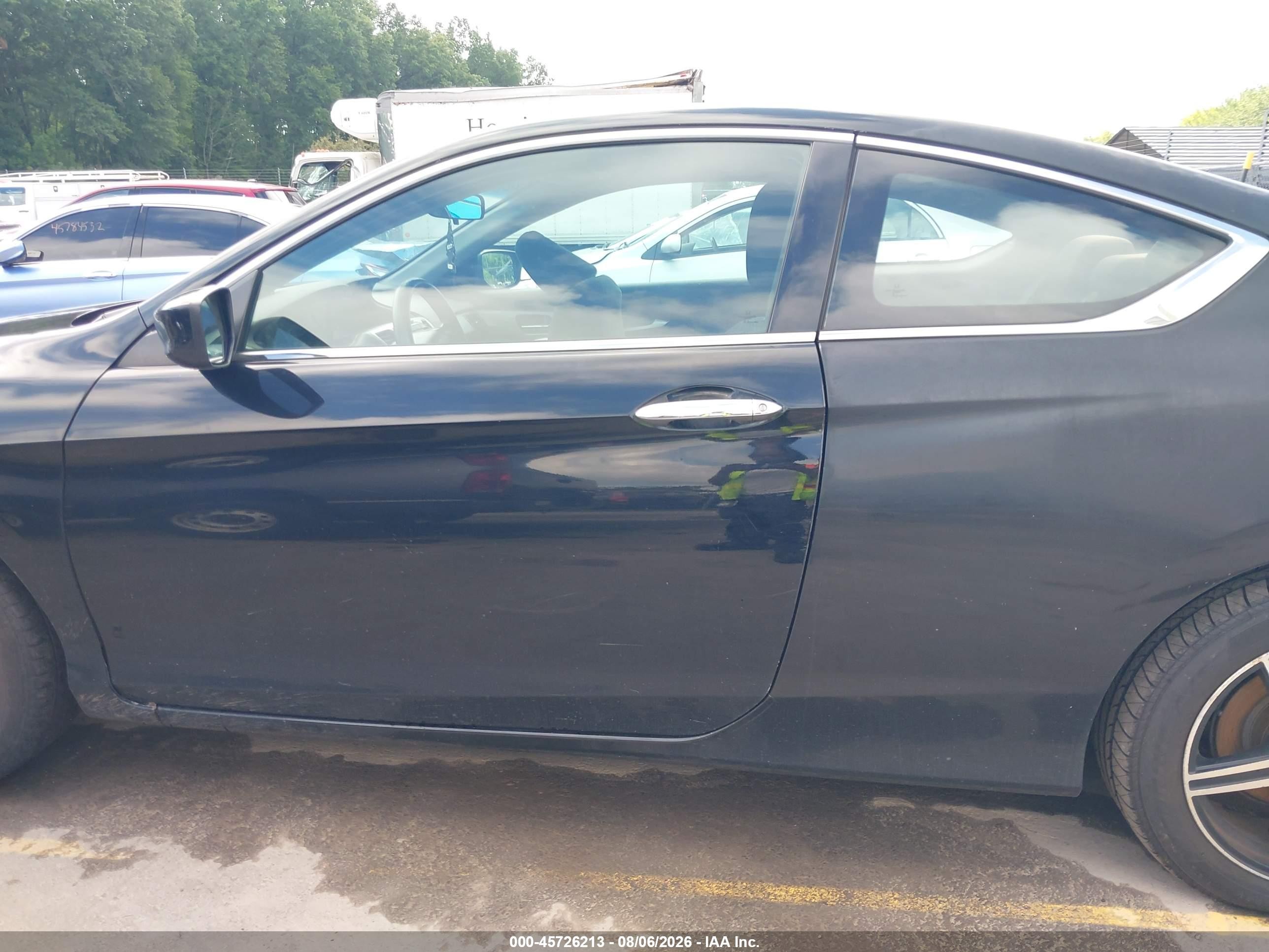 2013 Honda Accord Lx-s Black vin: 1HGCT1B30DA002172