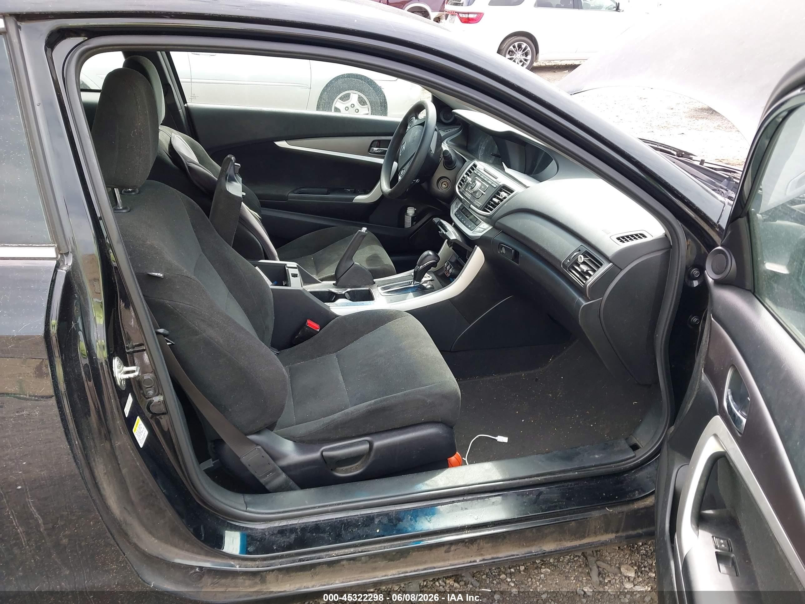2013 Honda Accord Lx-s Black vin: 1HGCT1B30DA009042
