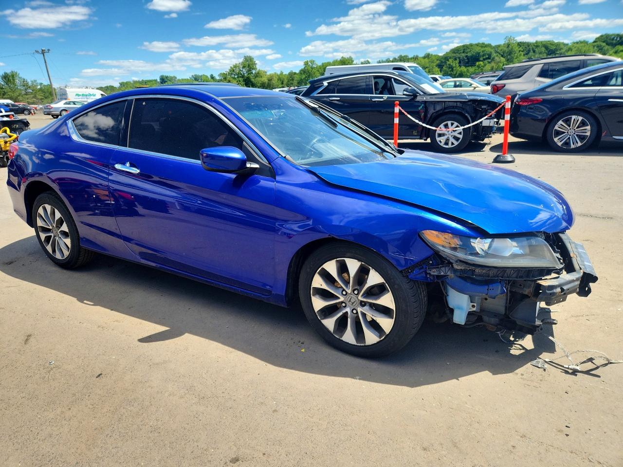 2013 Honda Accord Lx-s Blue vin: 1HGCT1B30DA009316
