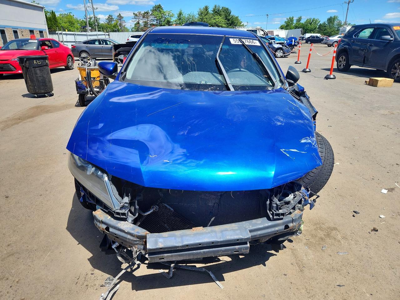 2013 Honda Accord Lx-s Blue vin: 1HGCT1B30DA009316