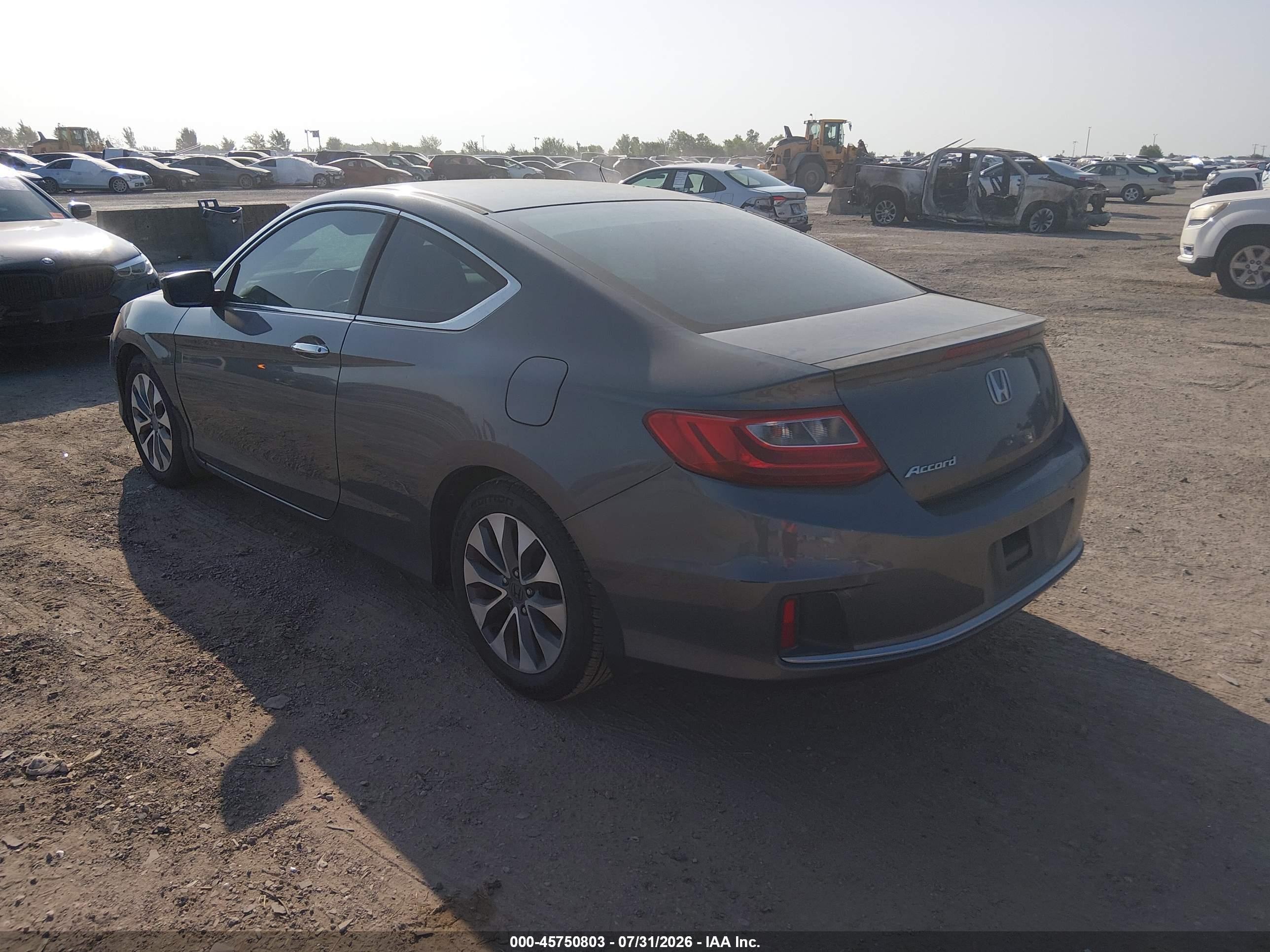 2013 Honda Accord Lx-s Gray vin: 1HGCT1B30DA015259