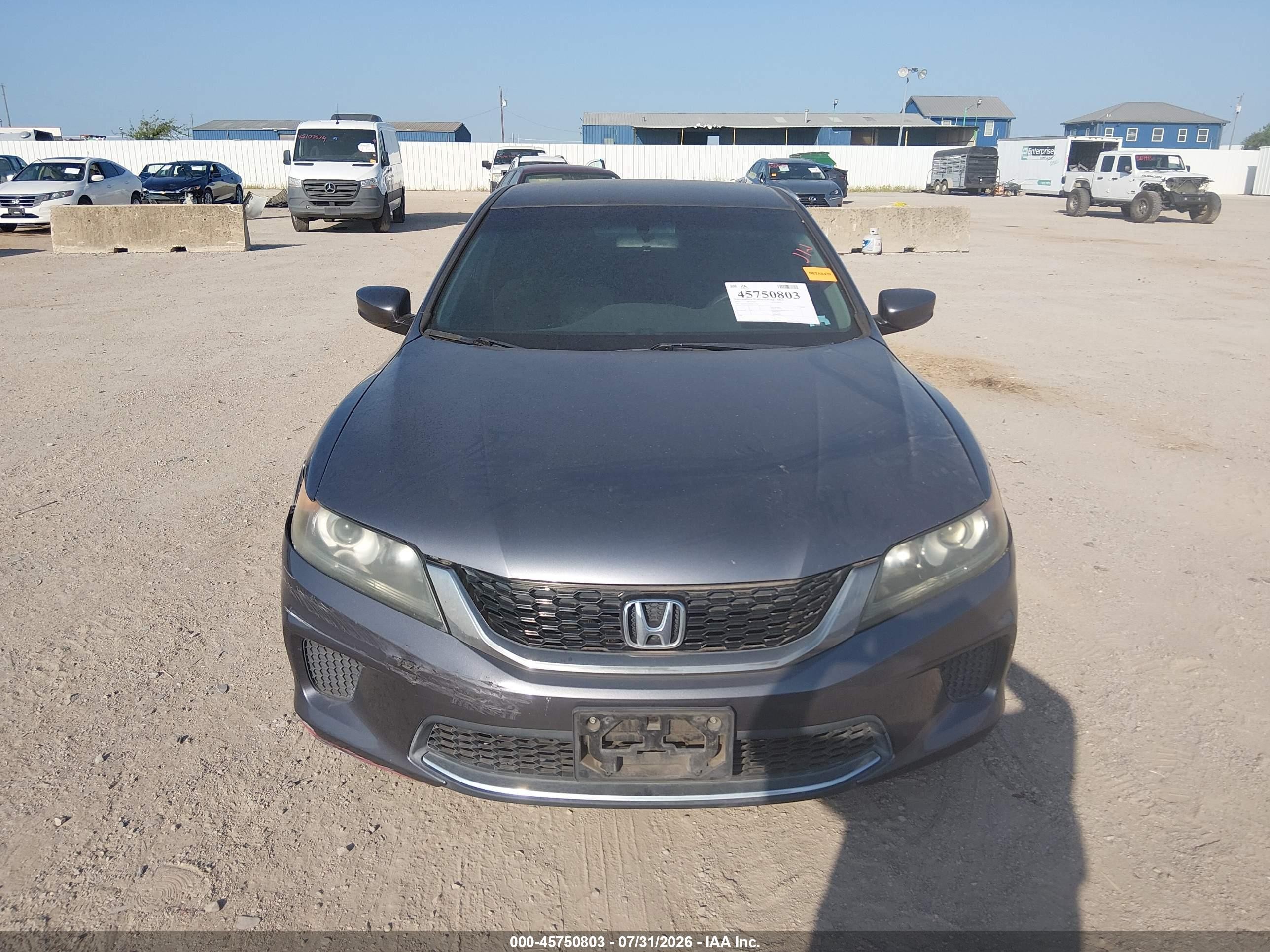 2013 Honda Accord Lx-s Gray vin: 1HGCT1B30DA015259