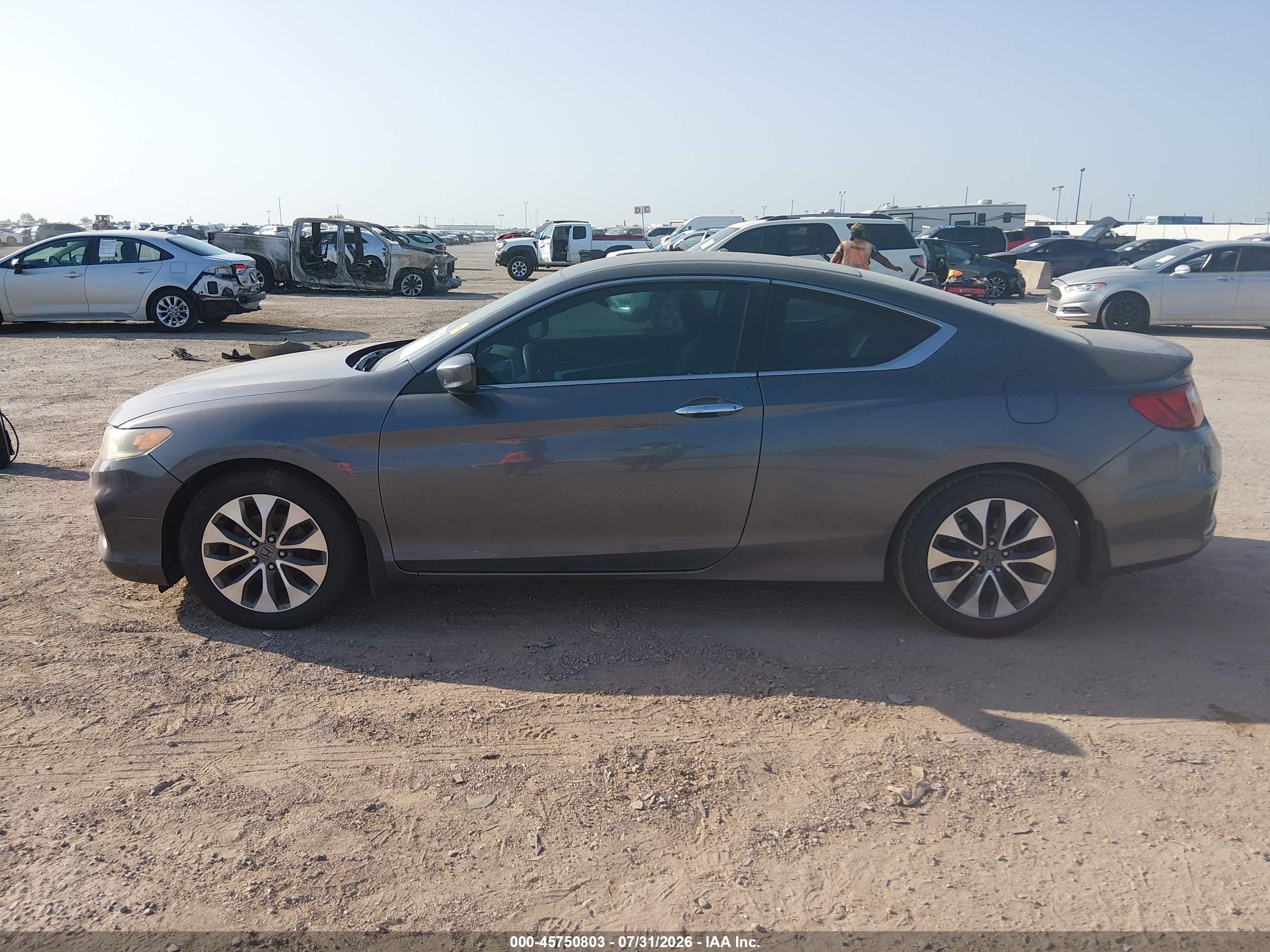 2013 Honda Accord Lx-s Gray vin: 1HGCT1B30DA015259