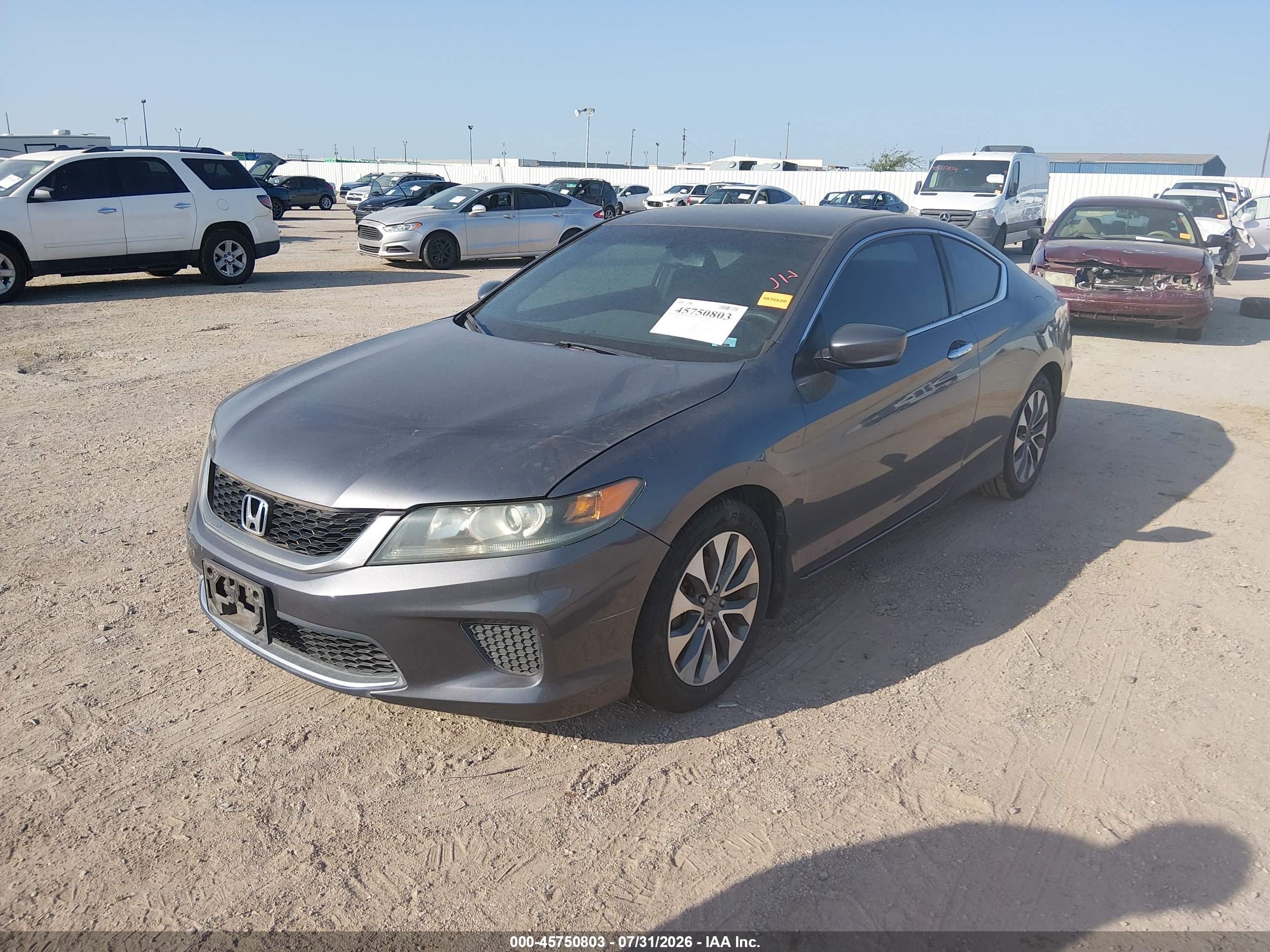 2013 Honda Accord Lx-s Gray vin: 1HGCT1B30DA015259