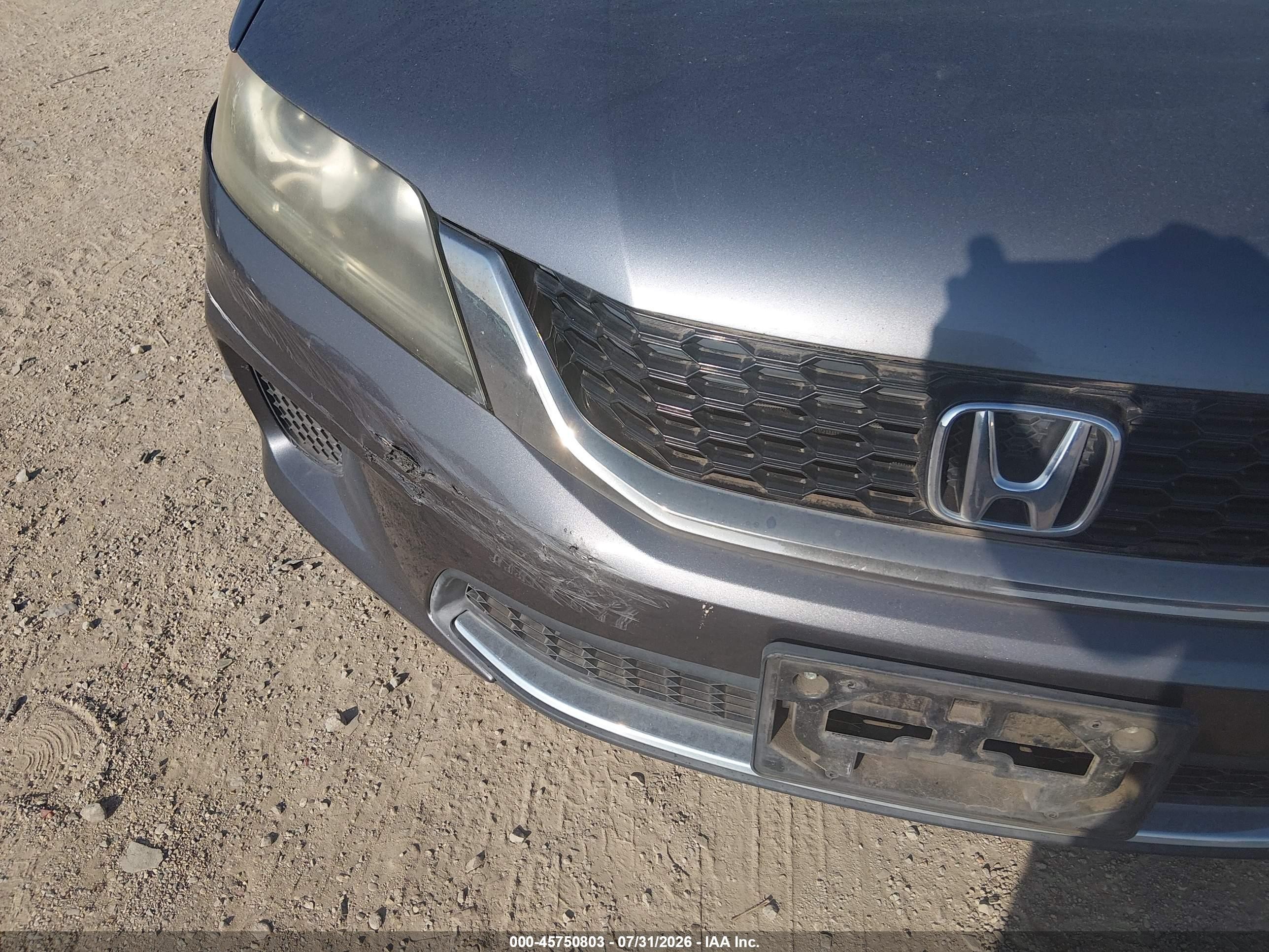2013 Honda Accord Lx-s Gray vin: 1HGCT1B30DA015259