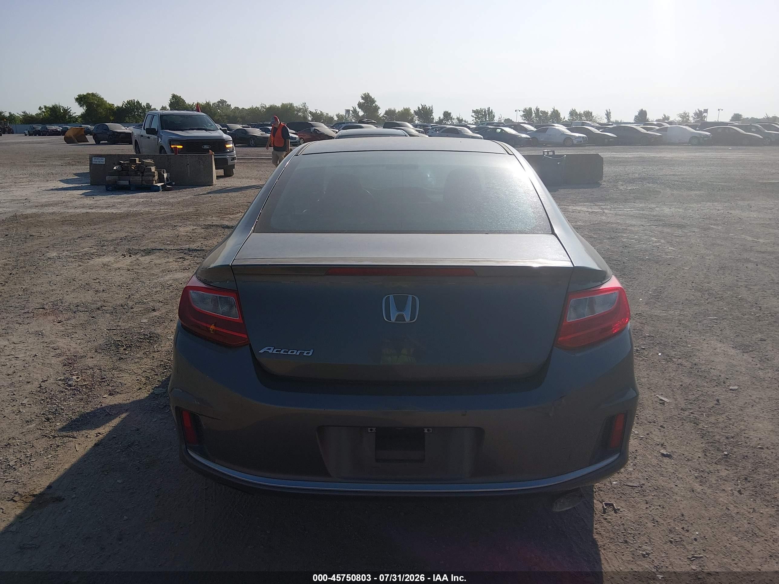 2013 Honda Accord Lx-s Gray vin: 1HGCT1B30DA015259