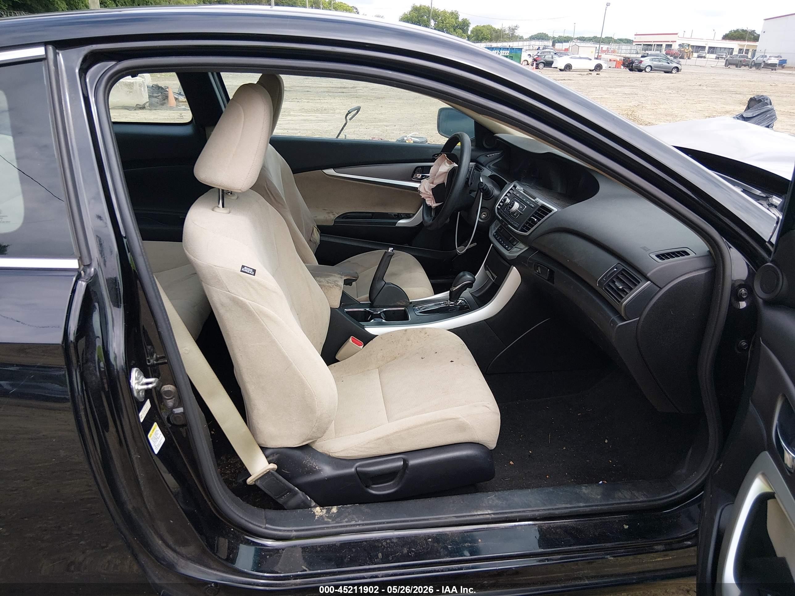 2013 Honda Accord Lx-s Black vin: 1HGCT1B30DA018923