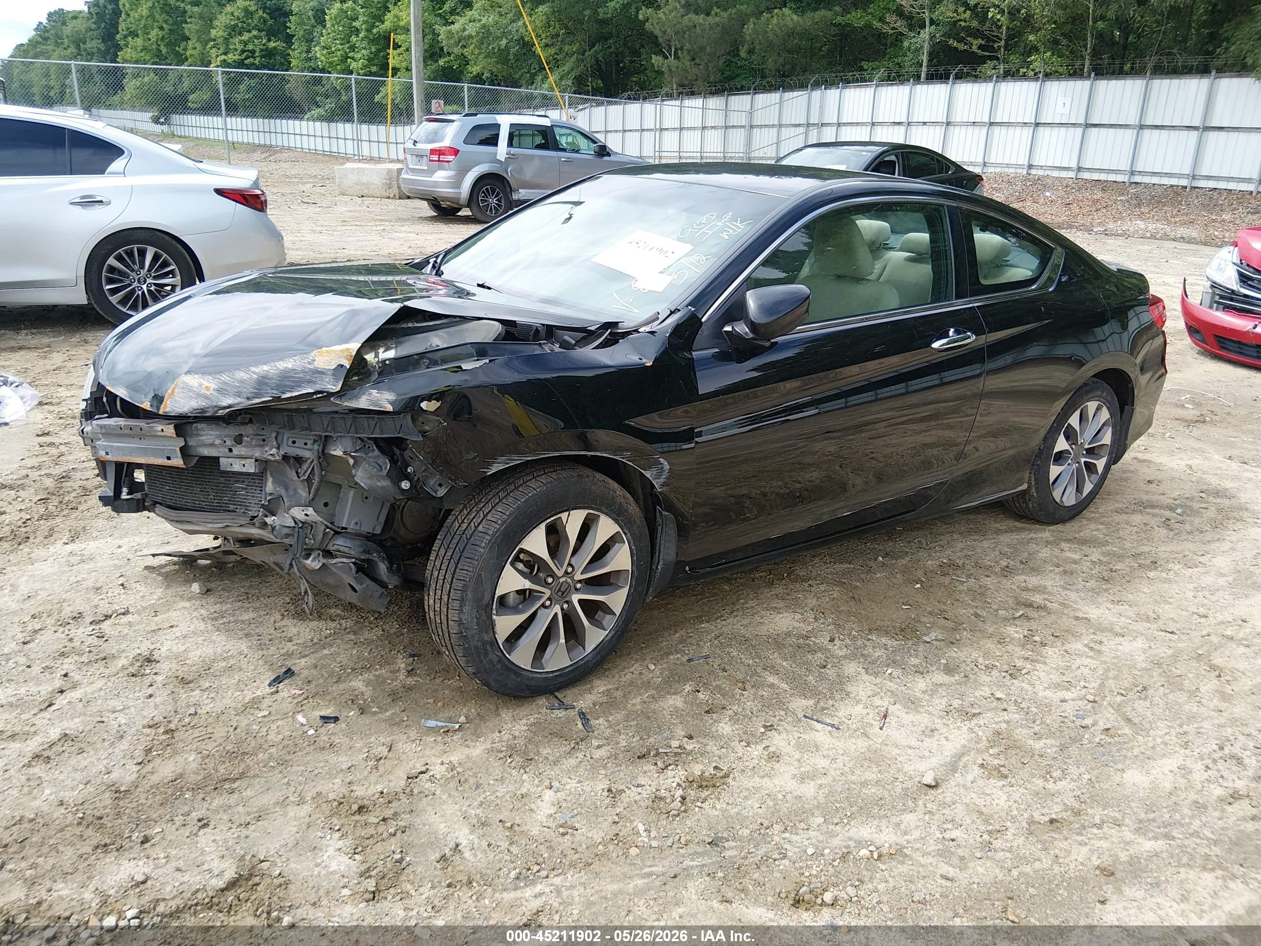 2013 Honda Accord Lx-s Black vin: 1HGCT1B30DA018923