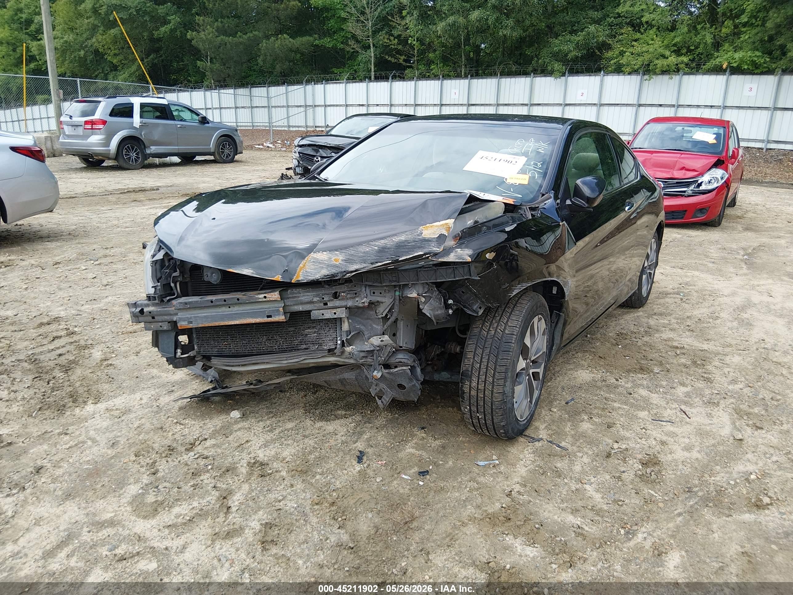 2013 Honda Accord Lx-s Black vin: 1HGCT1B30DA018923