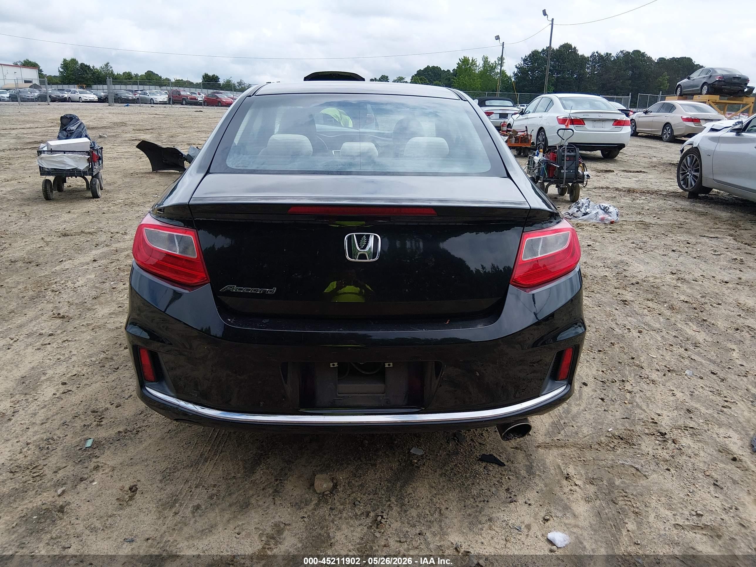 2013 Honda Accord Lx-s Black vin: 1HGCT1B30DA018923