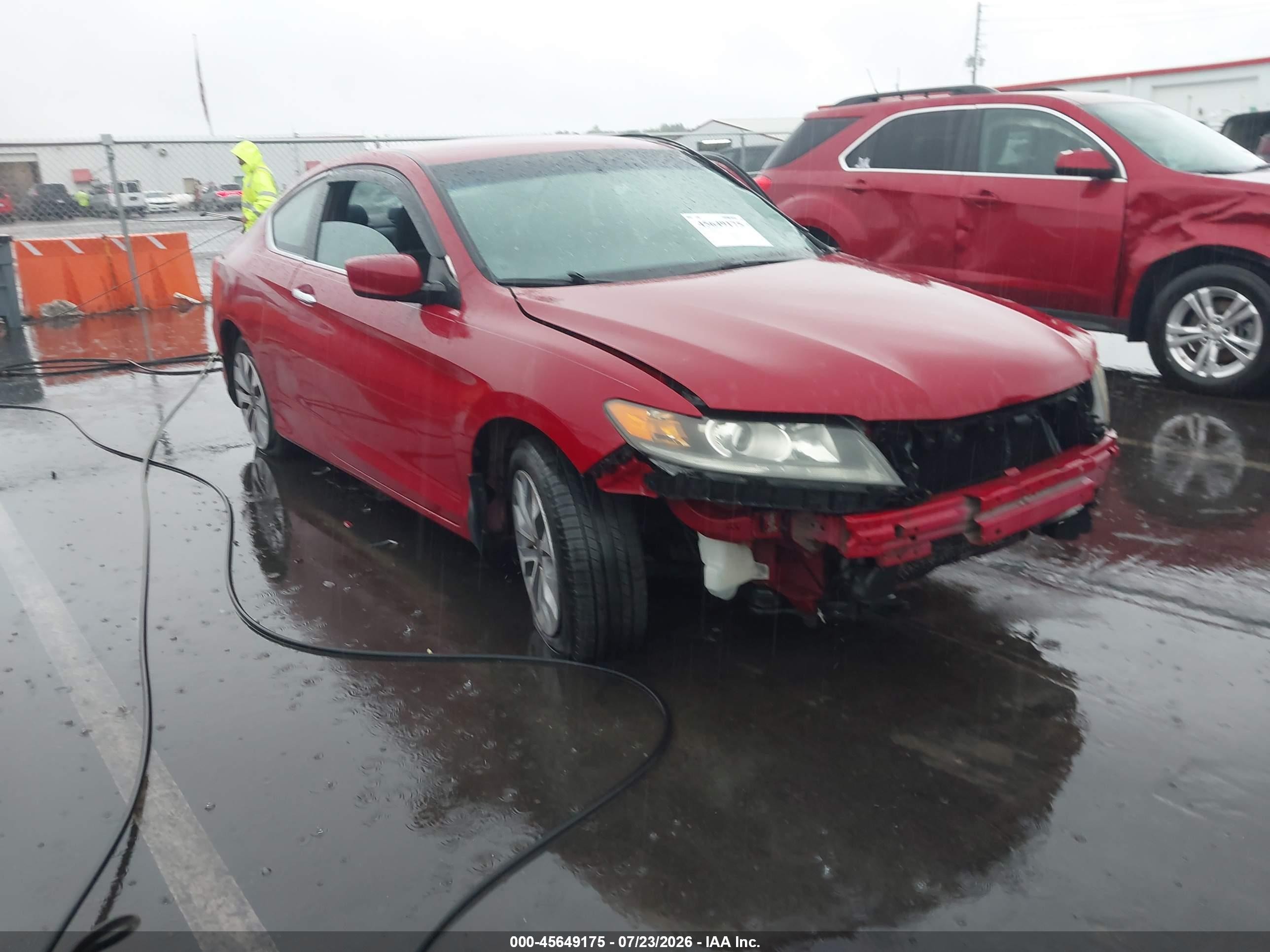 2015 Honda Accord Lx-s Red vin: 1HGCT1B30FA005981