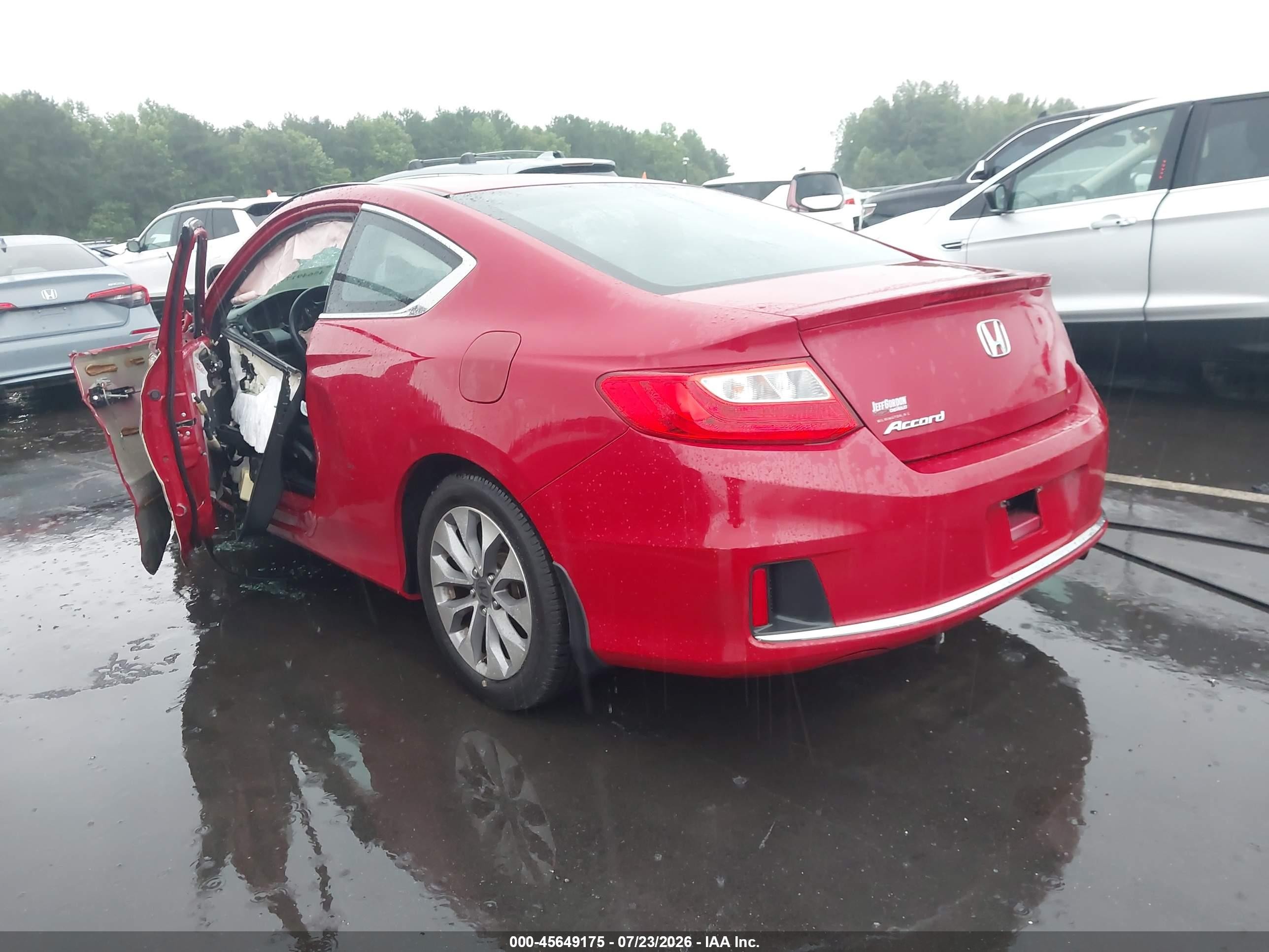 2015 Honda Accord Lx-s Red vin: 1HGCT1B30FA005981