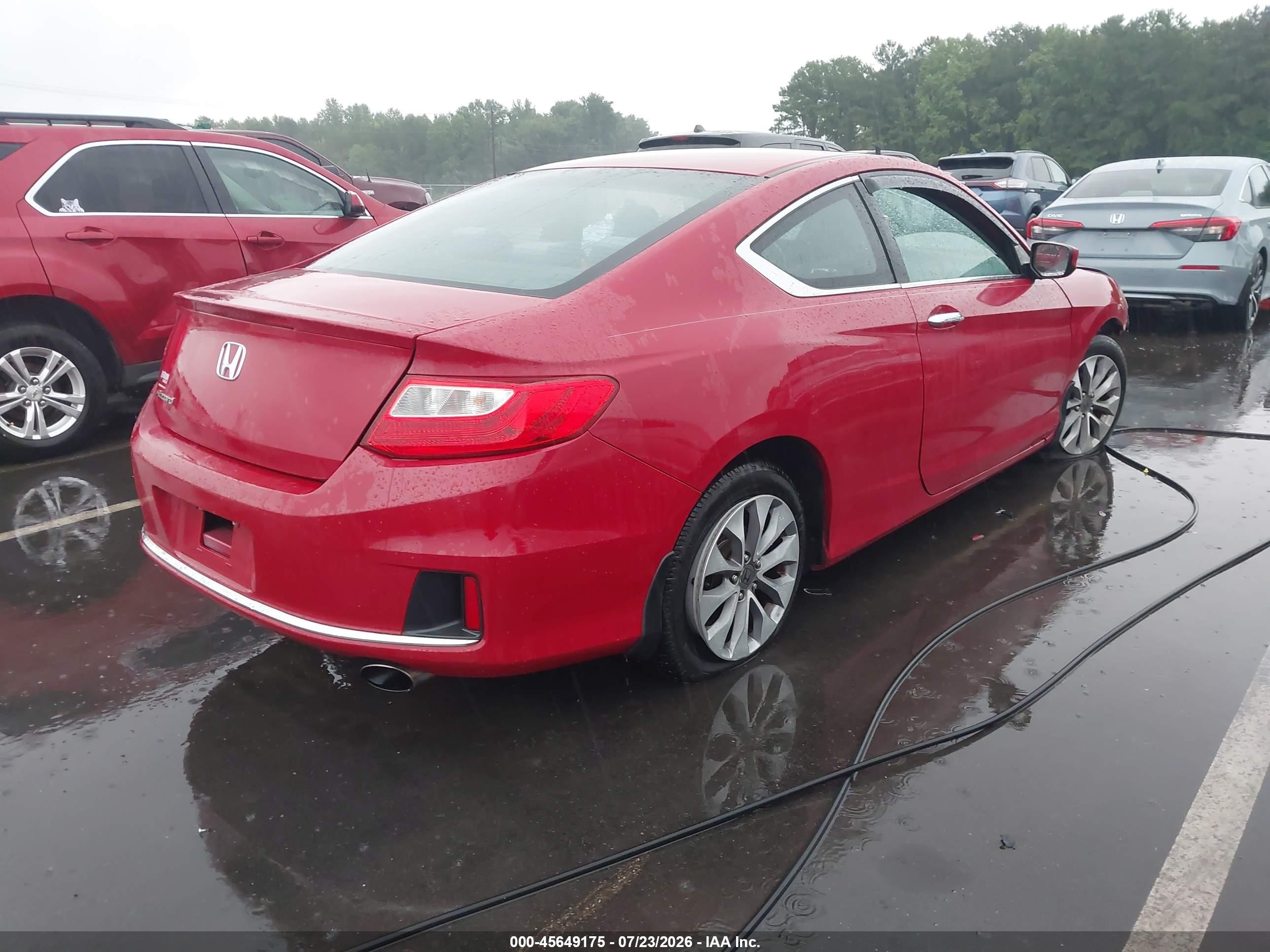 2015 Honda Accord Lx-s Red vin: 1HGCT1B30FA005981