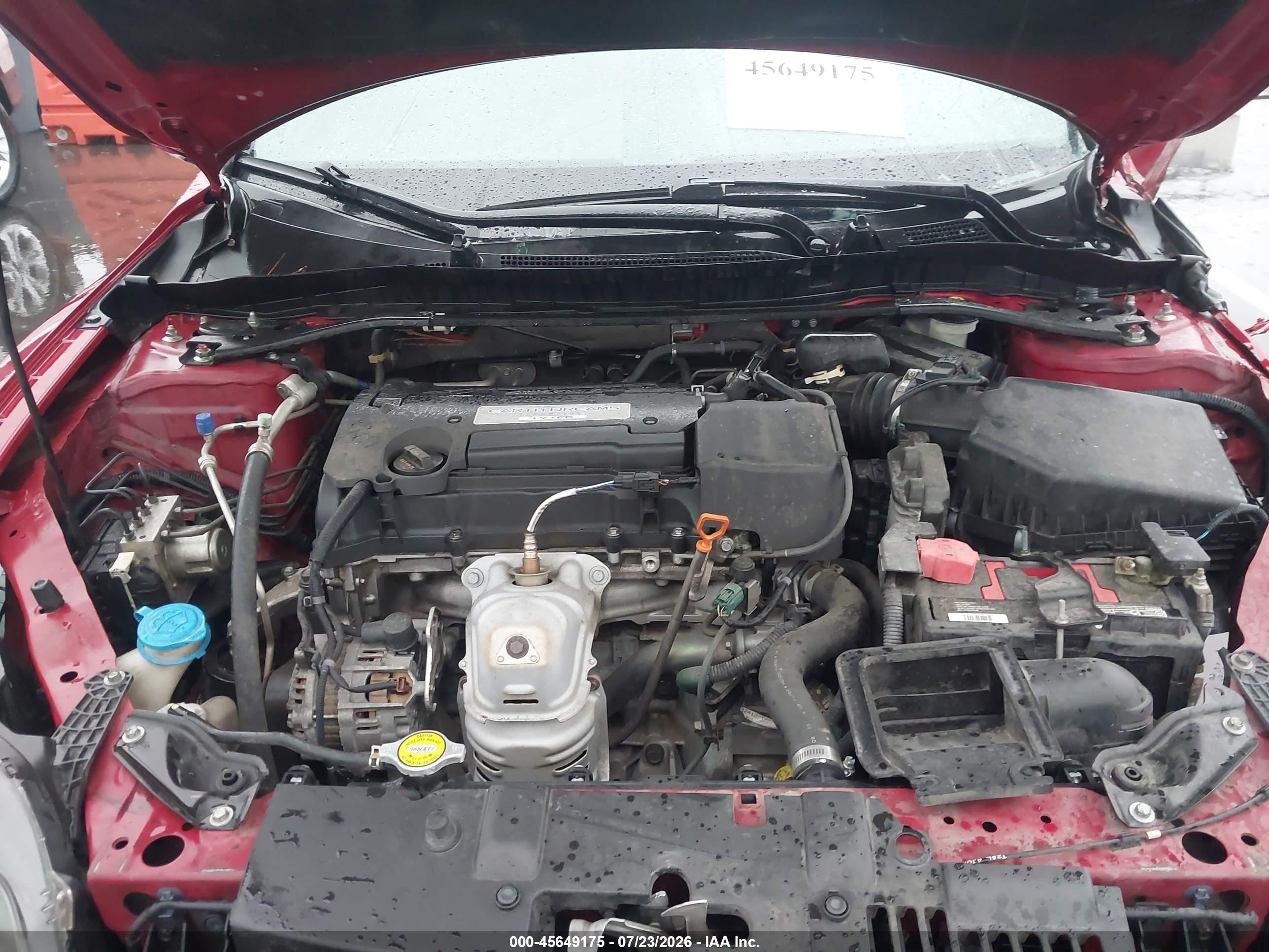 2015 Honda Accord Lx-s Red vin: 1HGCT1B30FA005981
