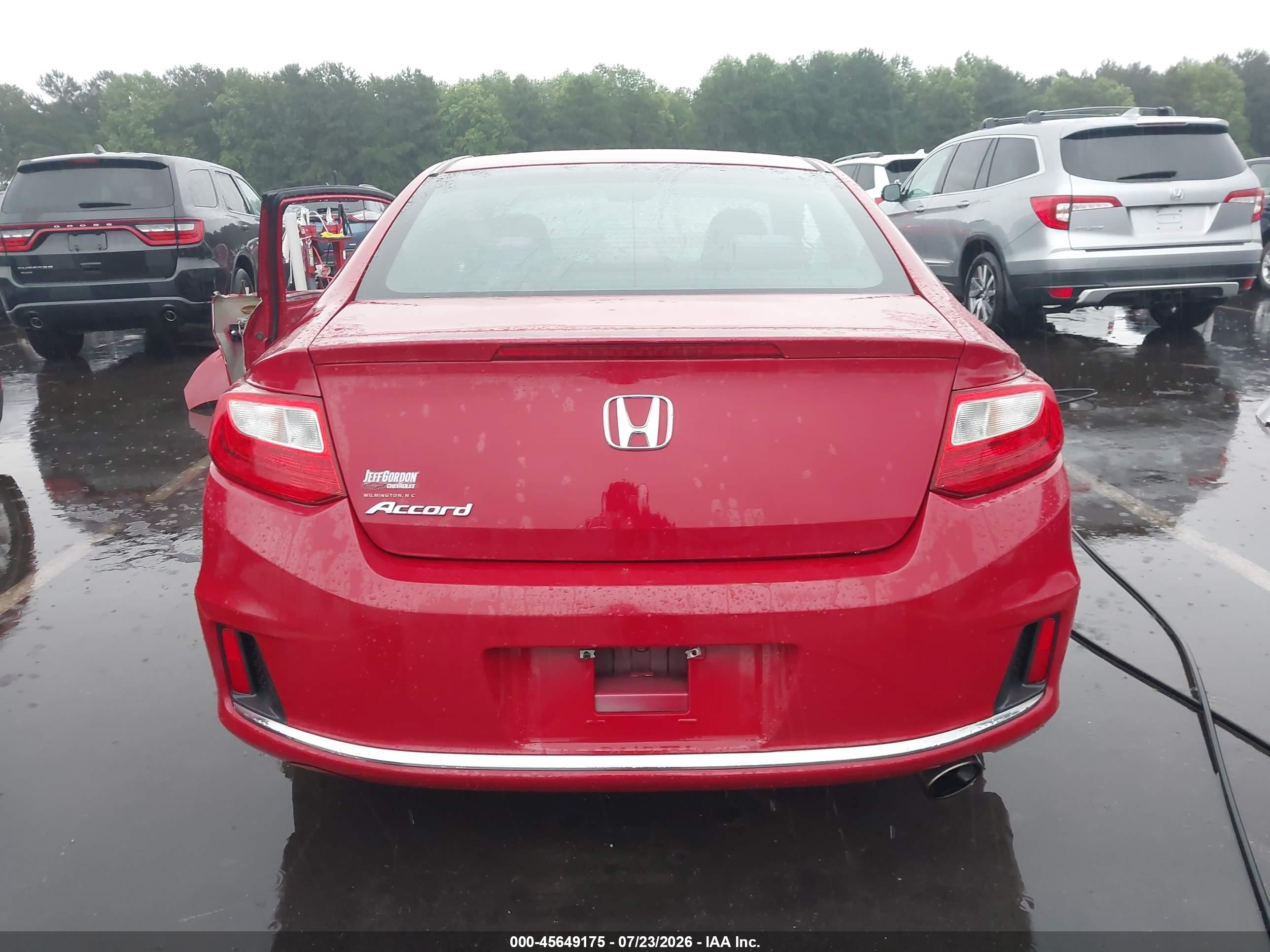 2015 Honda Accord Lx-s Red vin: 1HGCT1B30FA005981